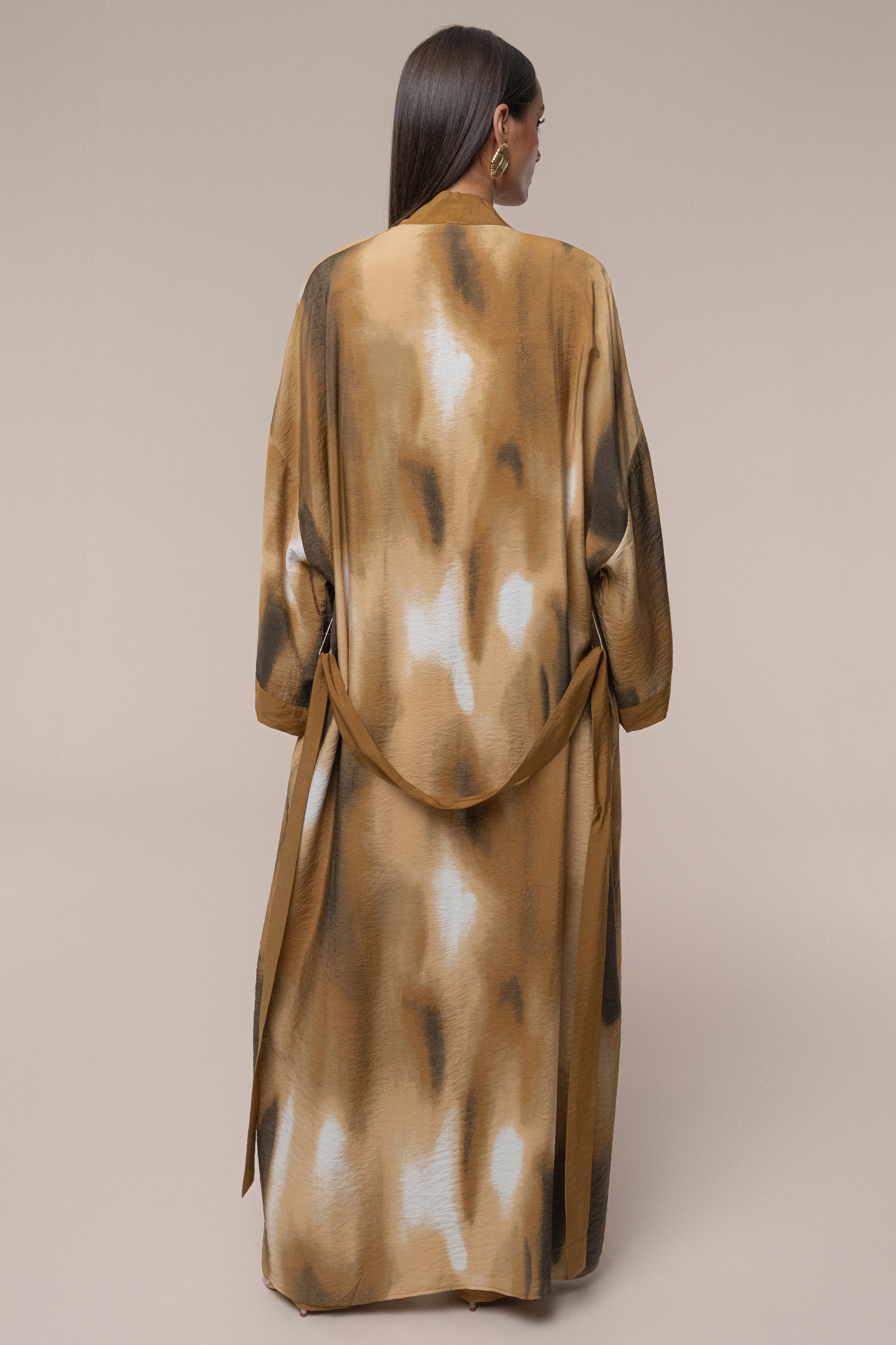 Brown Desert Oasis Duster - JLUXLABEL