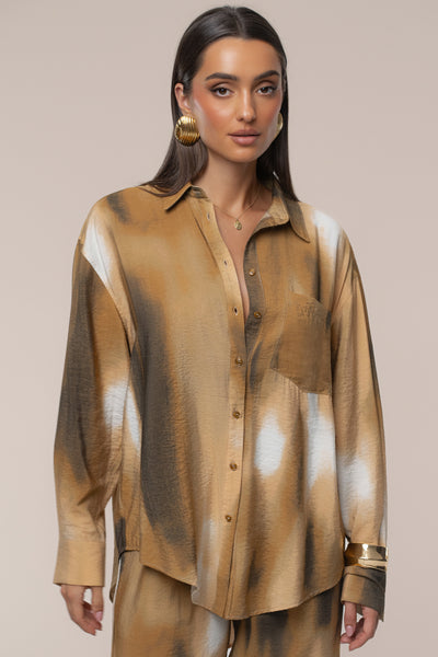 Brown Celestial Sands Blouse