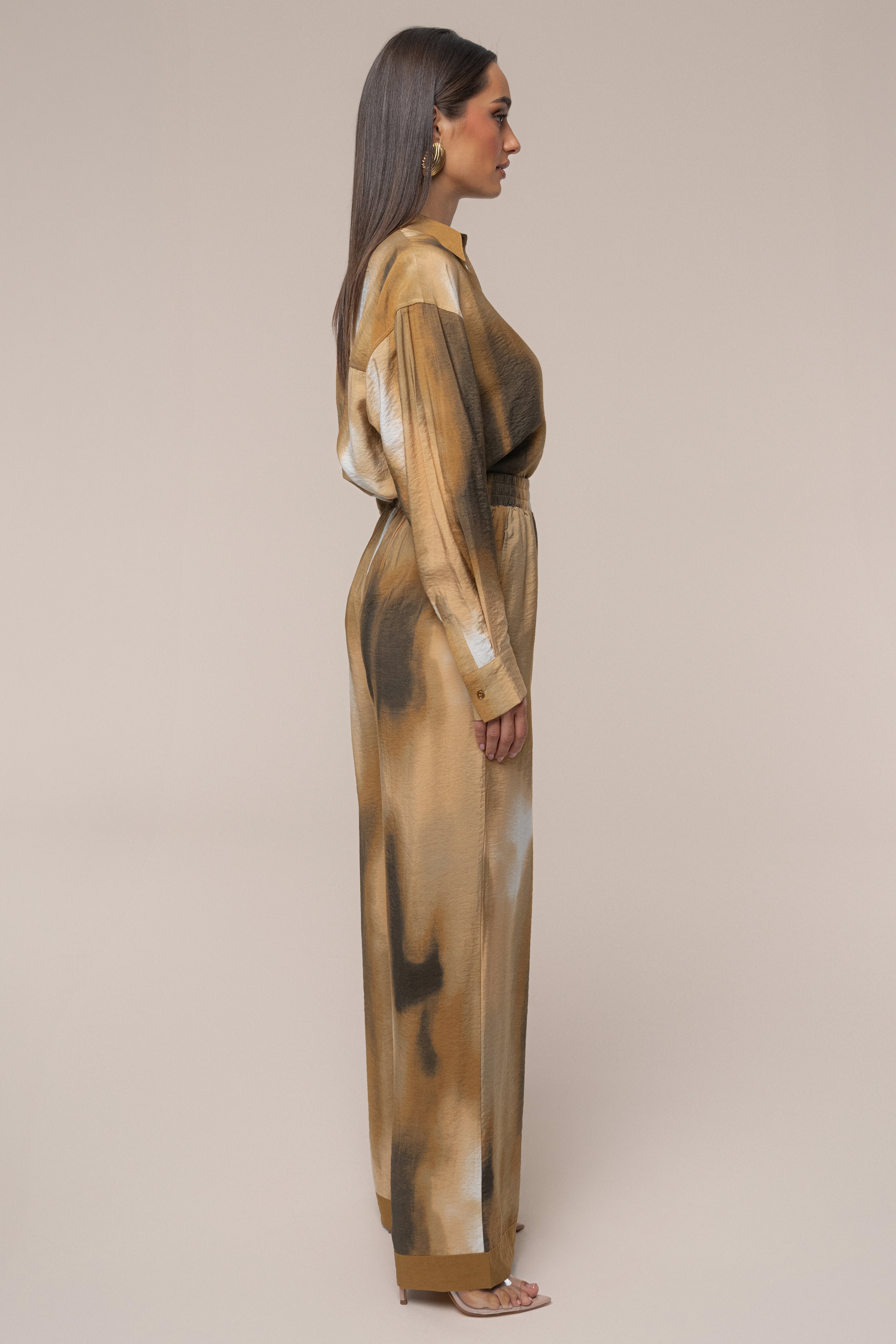 Brown Celestial Sands Pant - JLUXLABEL