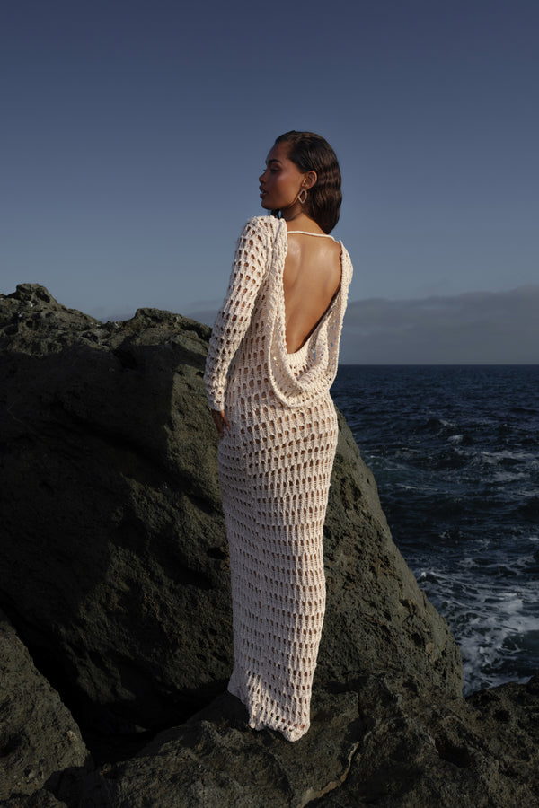 Milk Serene Wonders Crochet Dress - JLUXLABEL