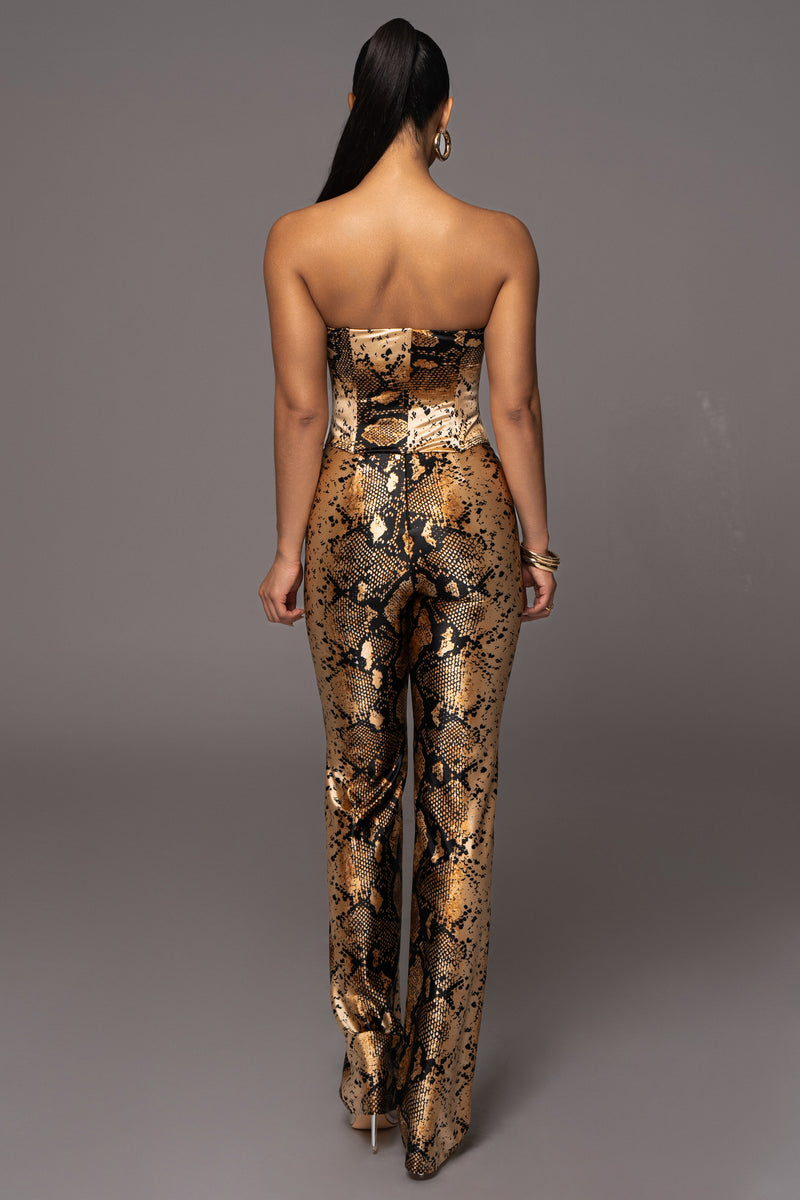 Gold Stay the Night Corset - Feminine Force - JLUXLABEL