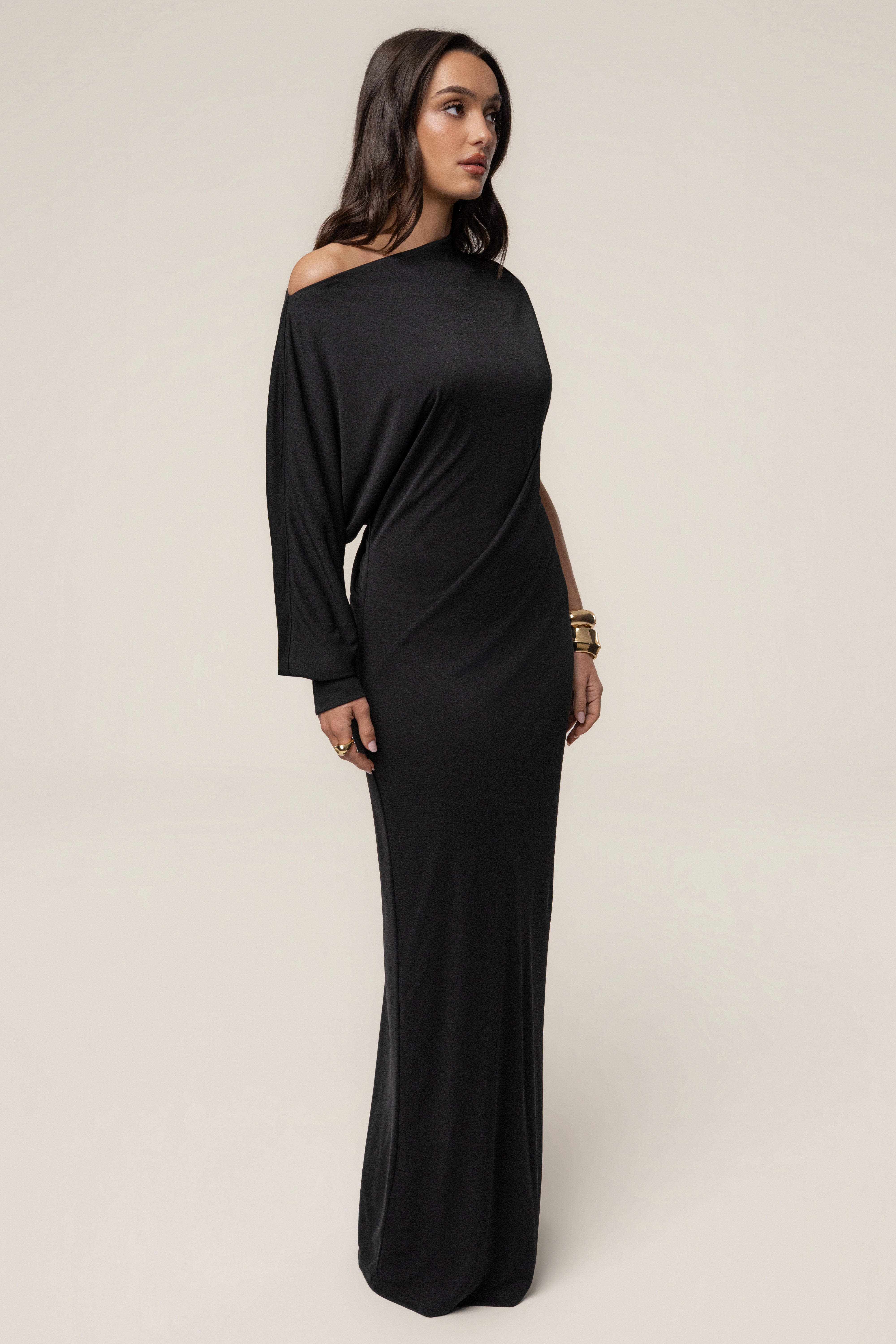 Black Winter Jewel Maxi Dress Black Winter Jewel Maxi Dress