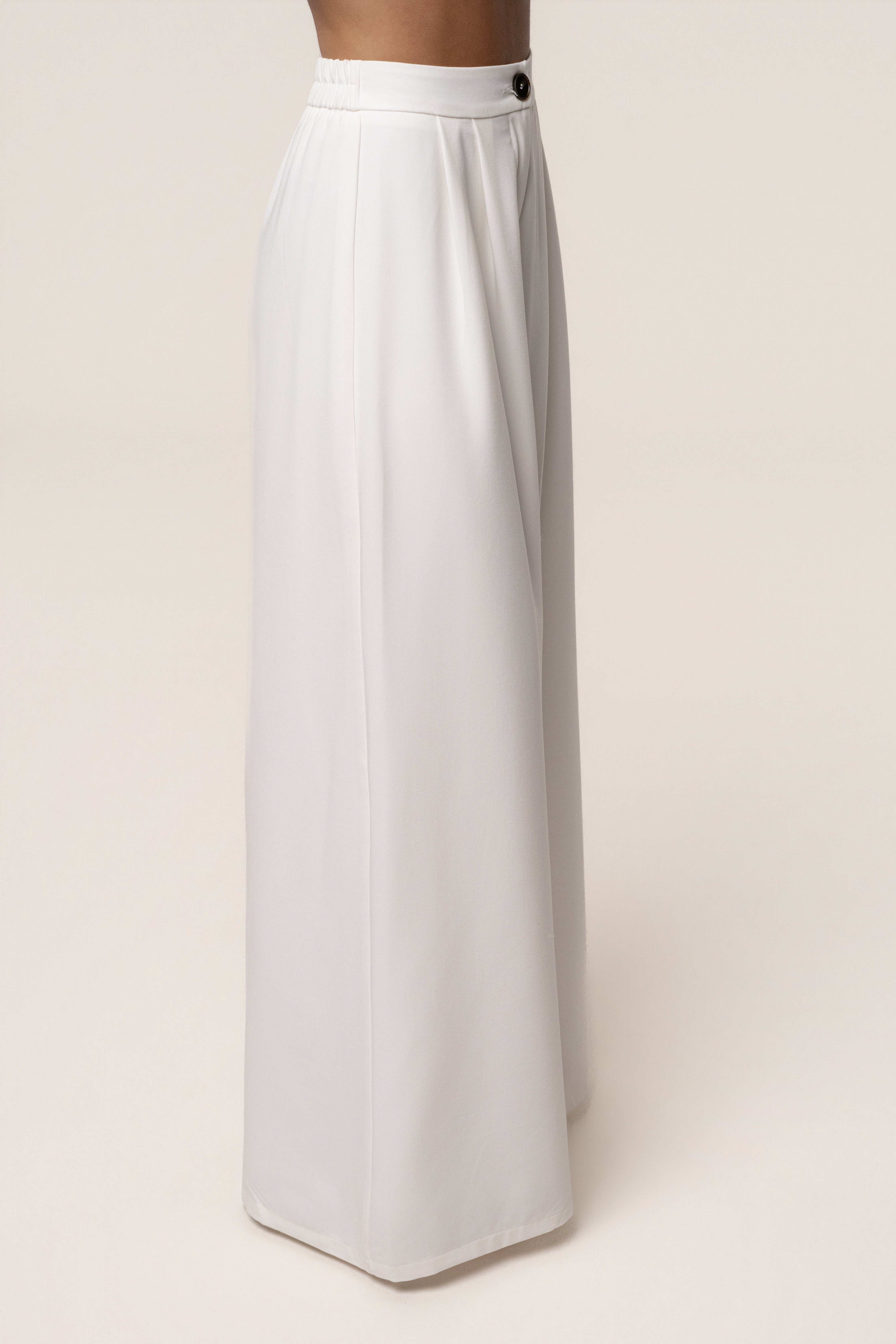 White Costa Tailored Pant Set - JLUXLABEL