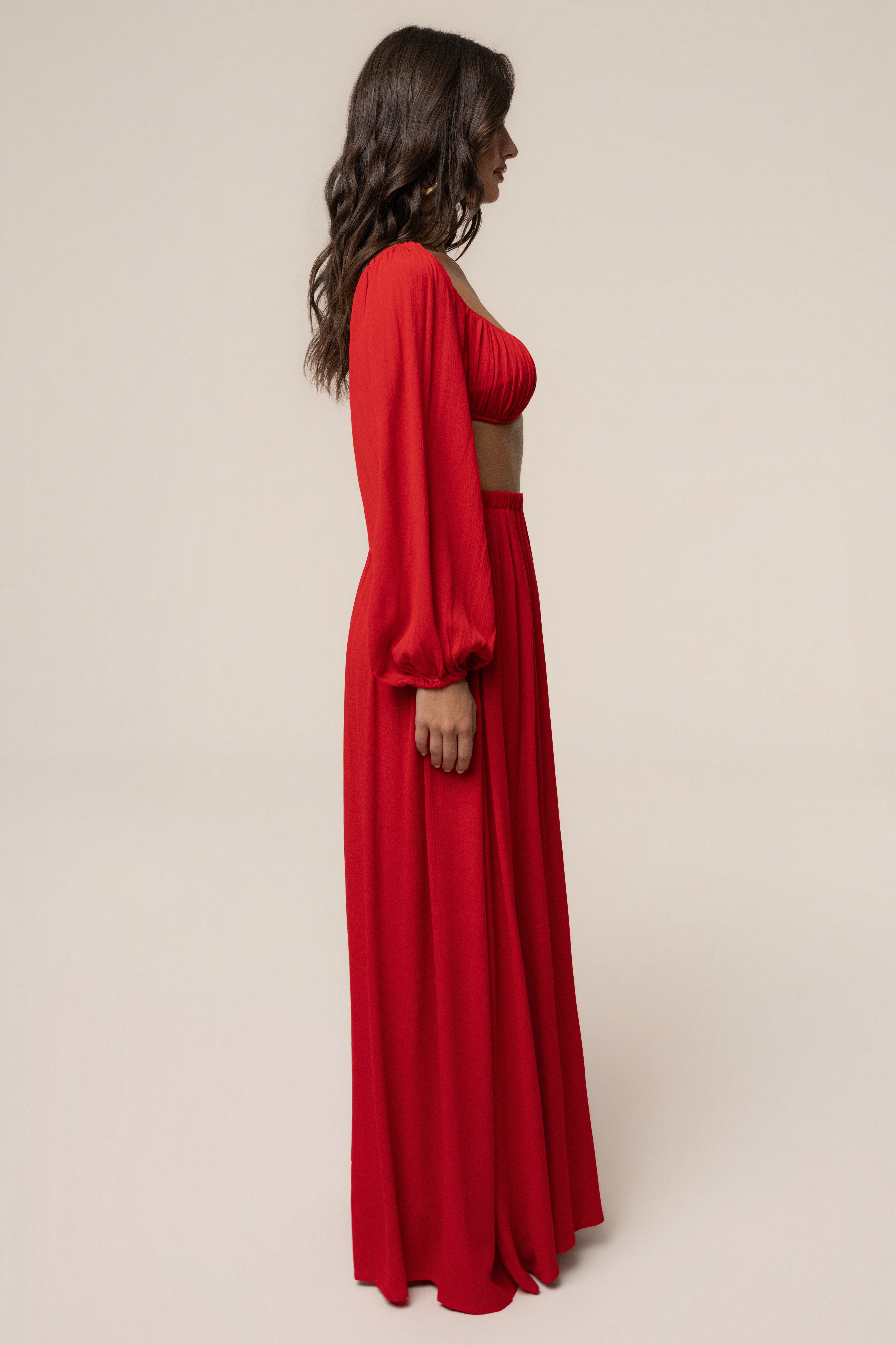 Red Warm Nights Skirt Set - JLUXLABEL