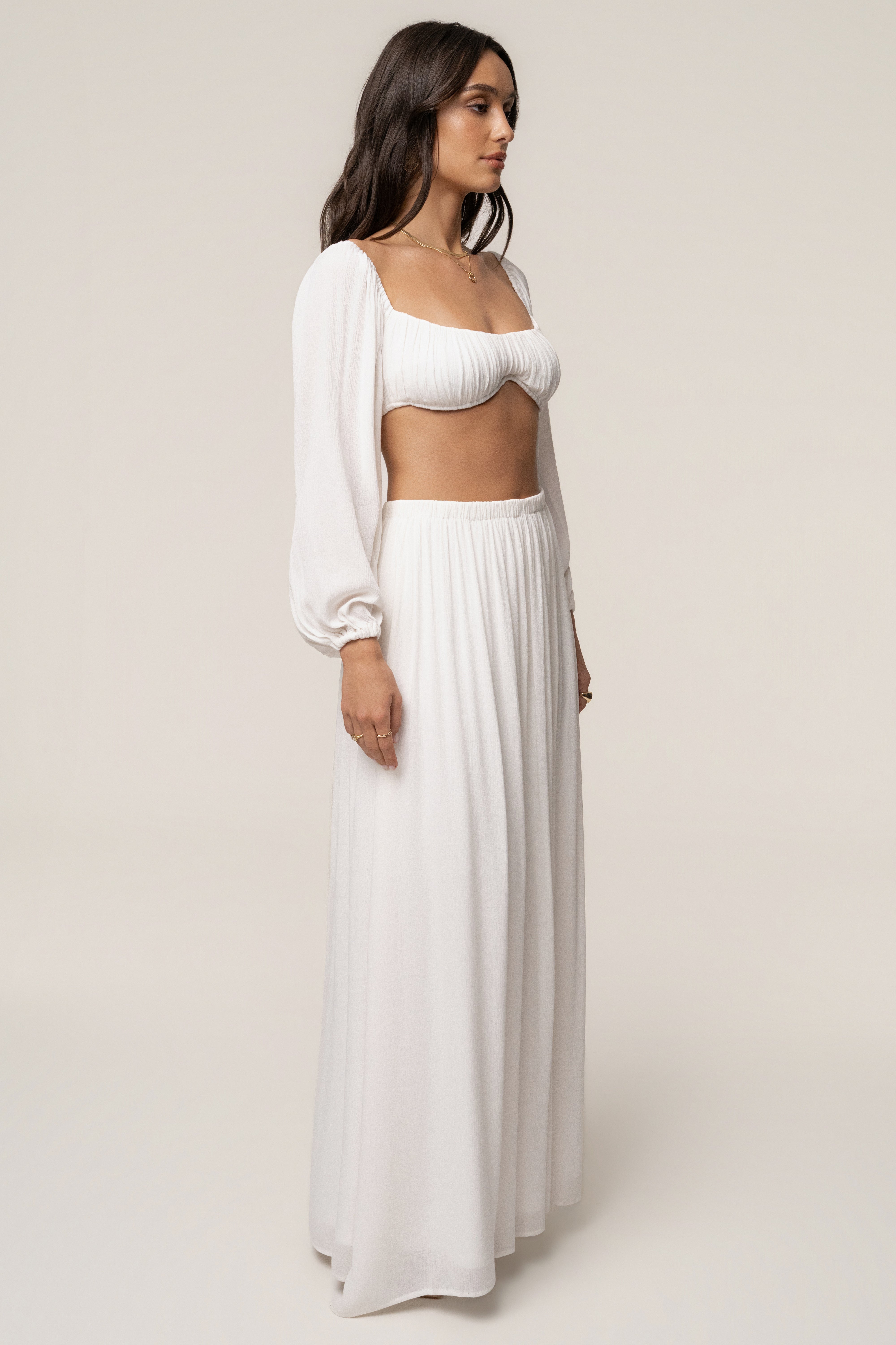 IVORY Warm Nights Skirt Set - JLUXLABEL