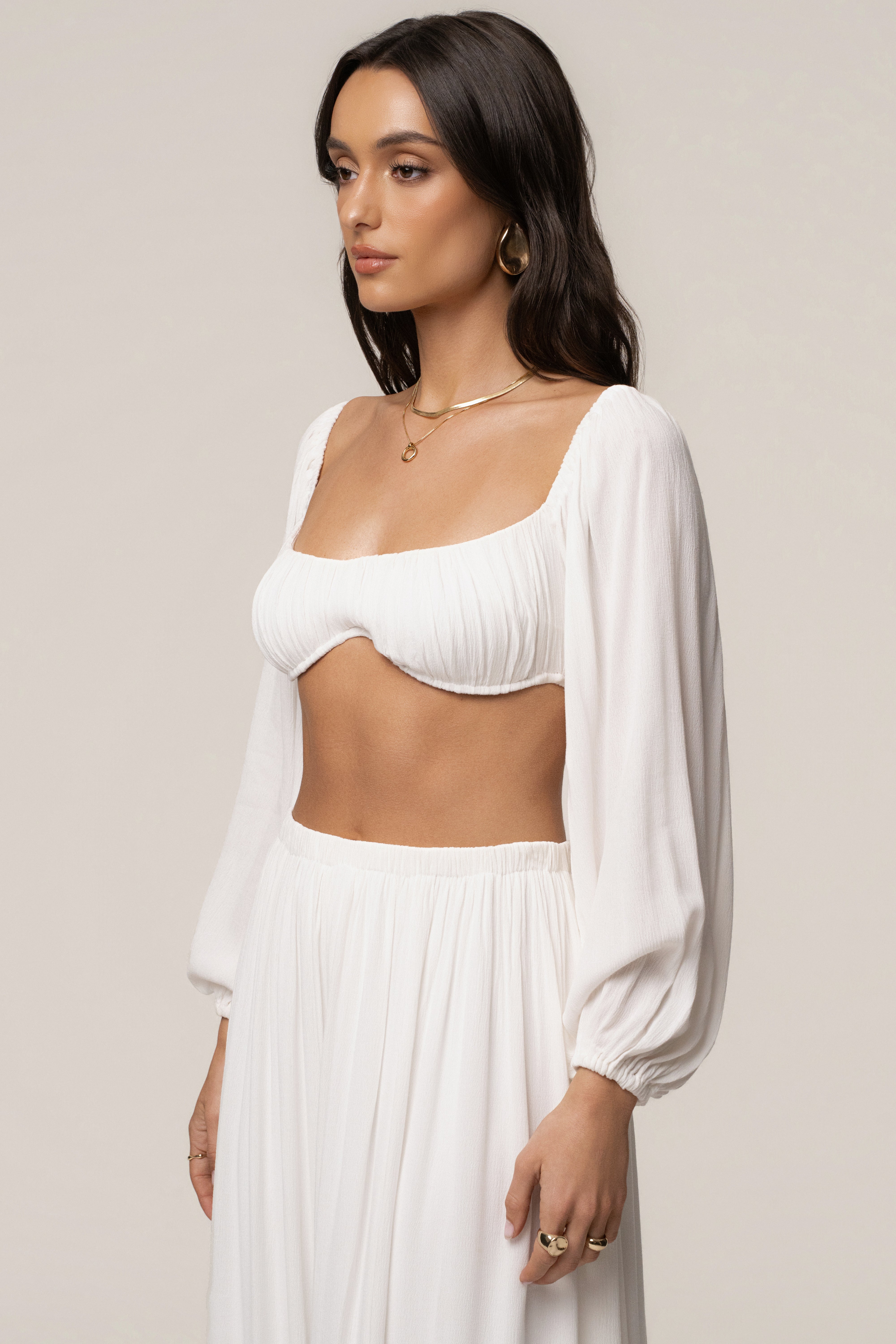 IVORY Warm Nights Skirt Set - JLUXLABEL