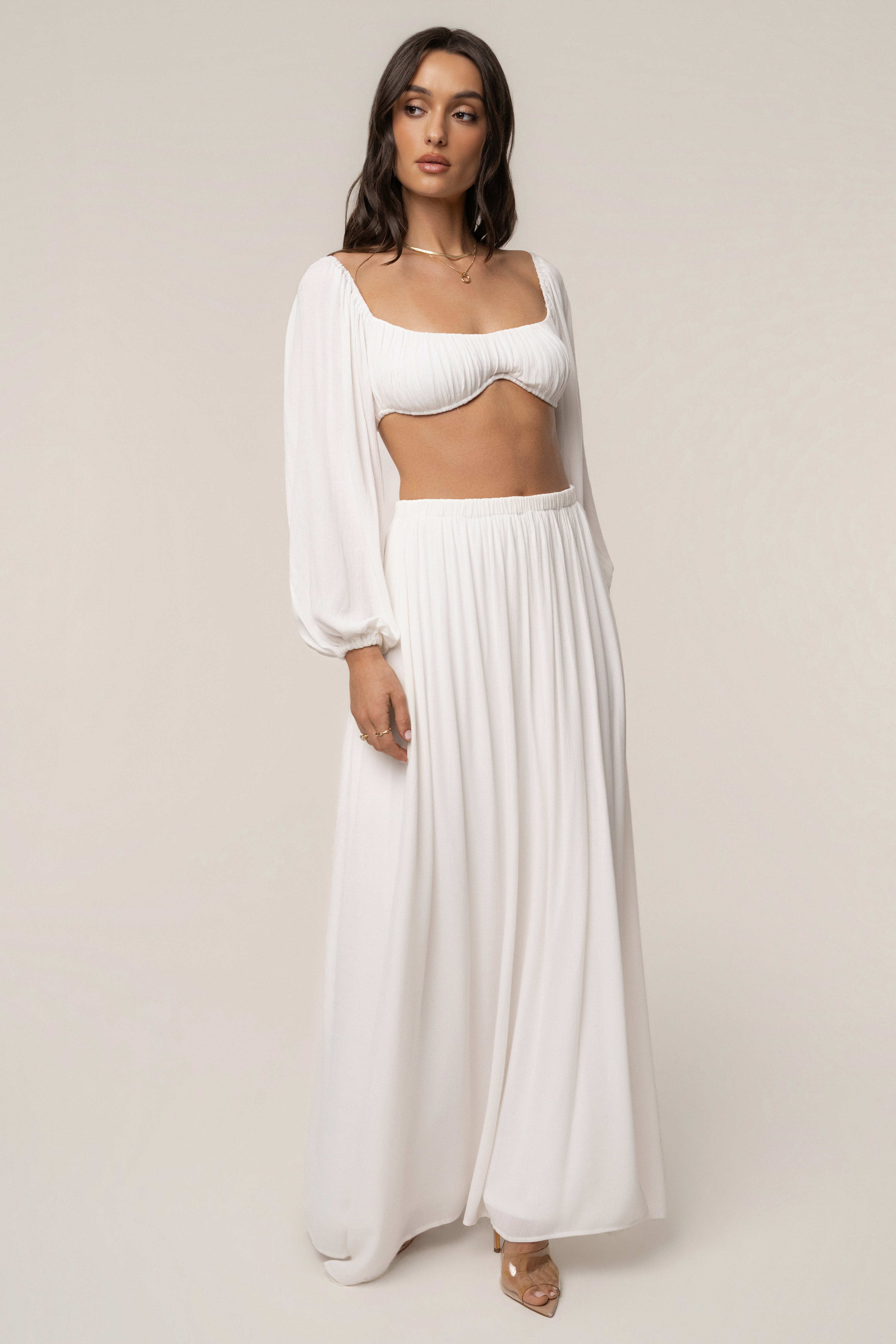 IVORY Warm Nights Skirt Set - JLUXLABEL