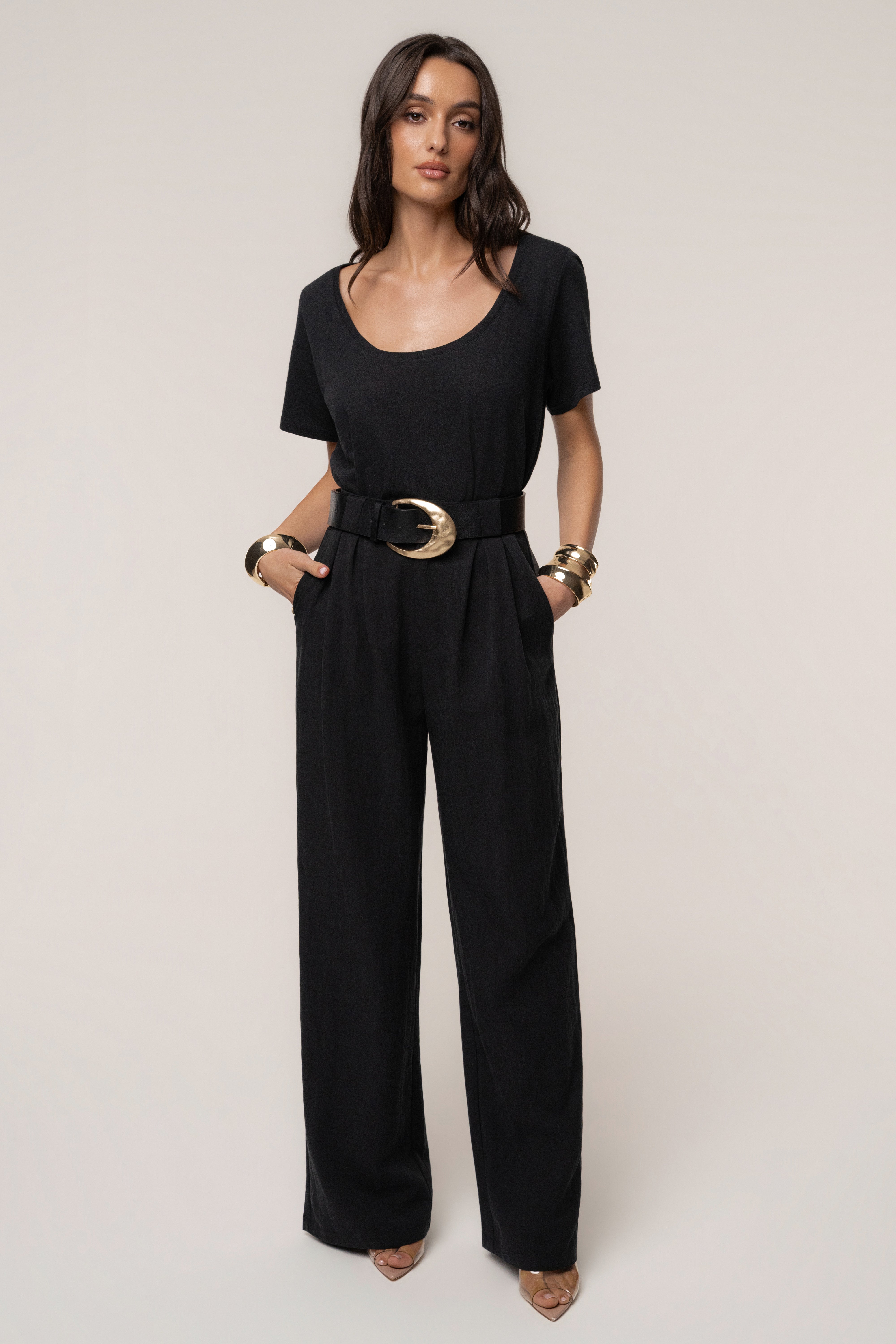Black Stay Ready Trouser - JLUXLABEL