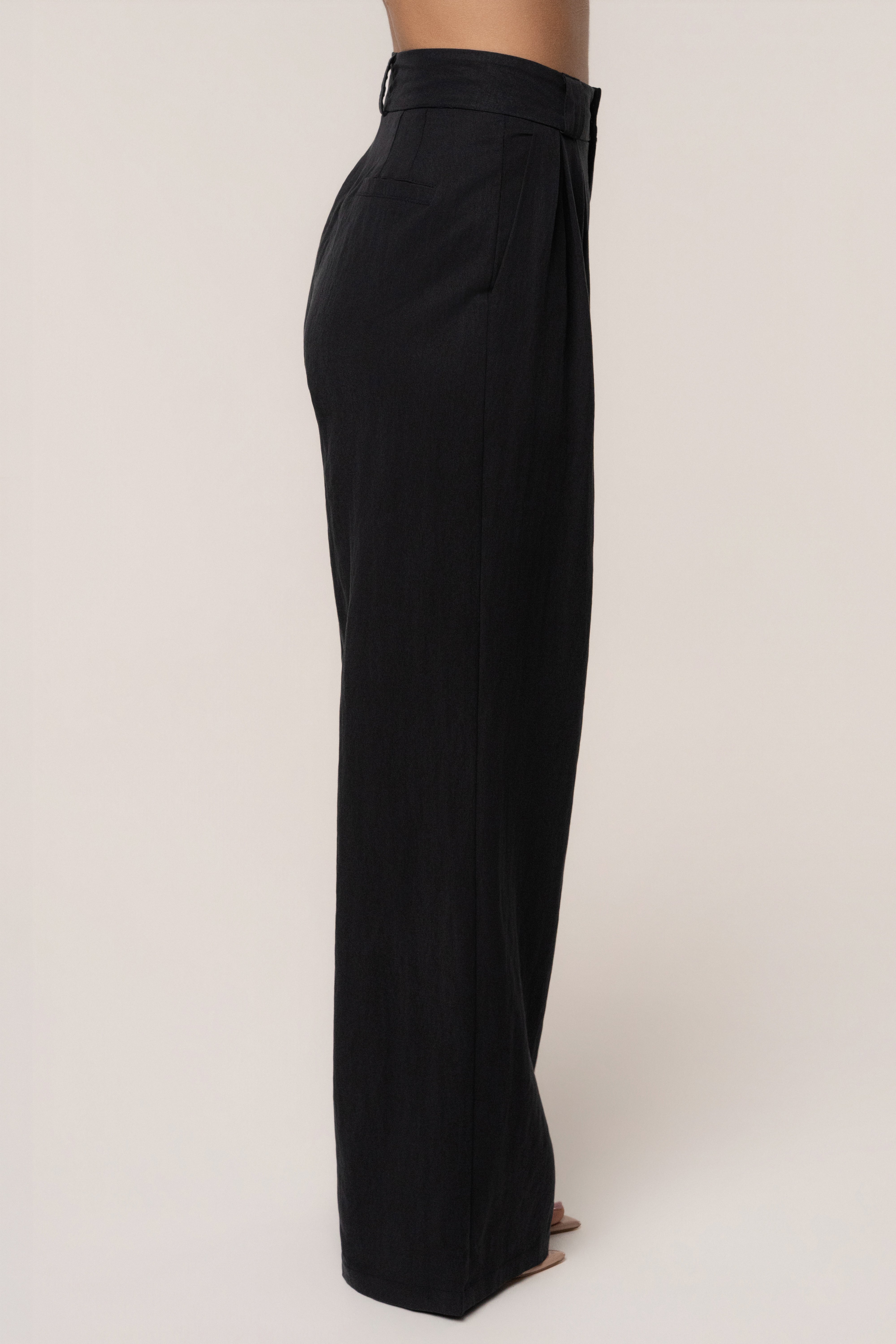 Black Stay Ready Trouser - JLUXLABEL