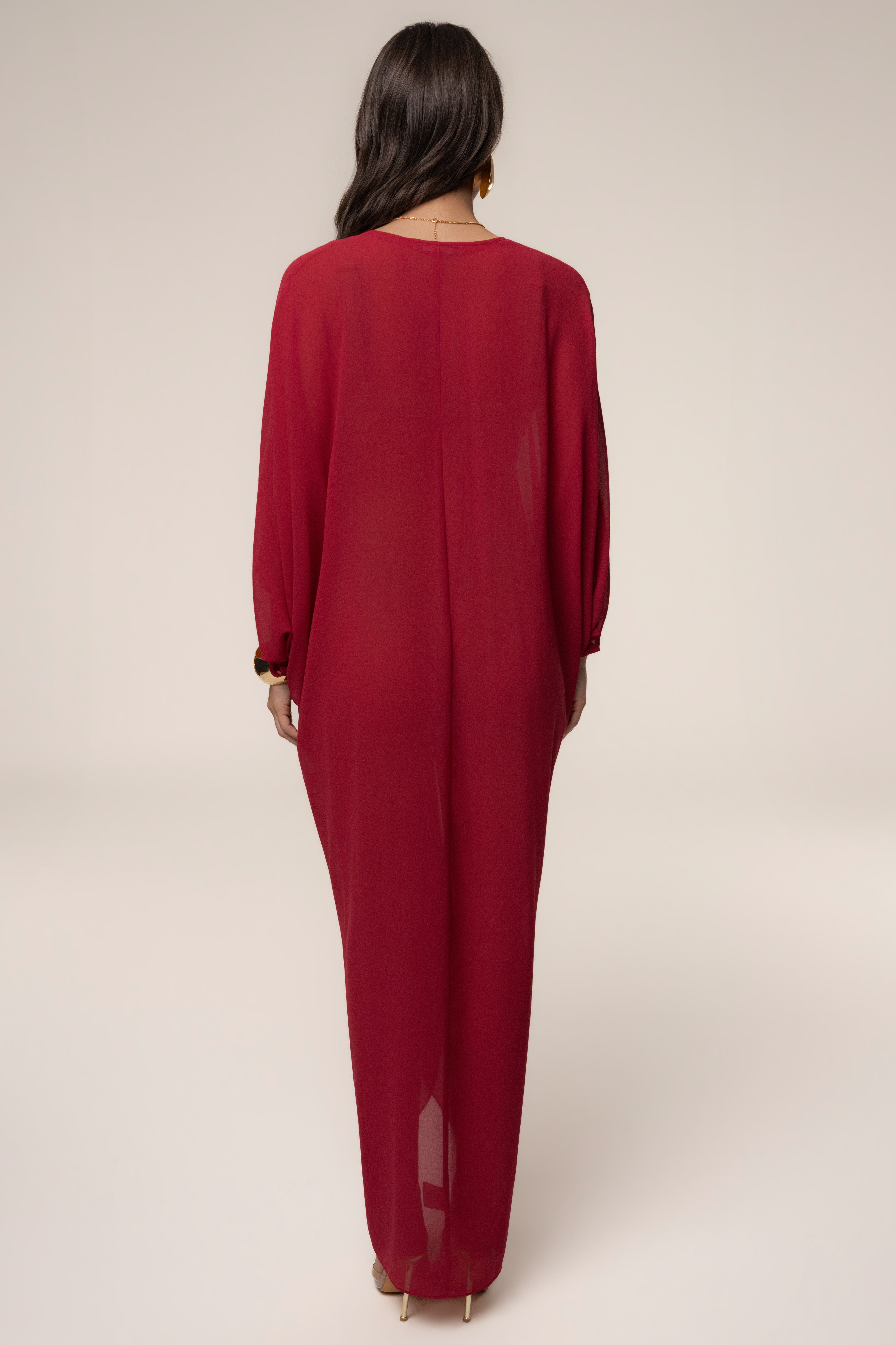 Berry Longer Days Cover Up Dress - JLUXLABEL
