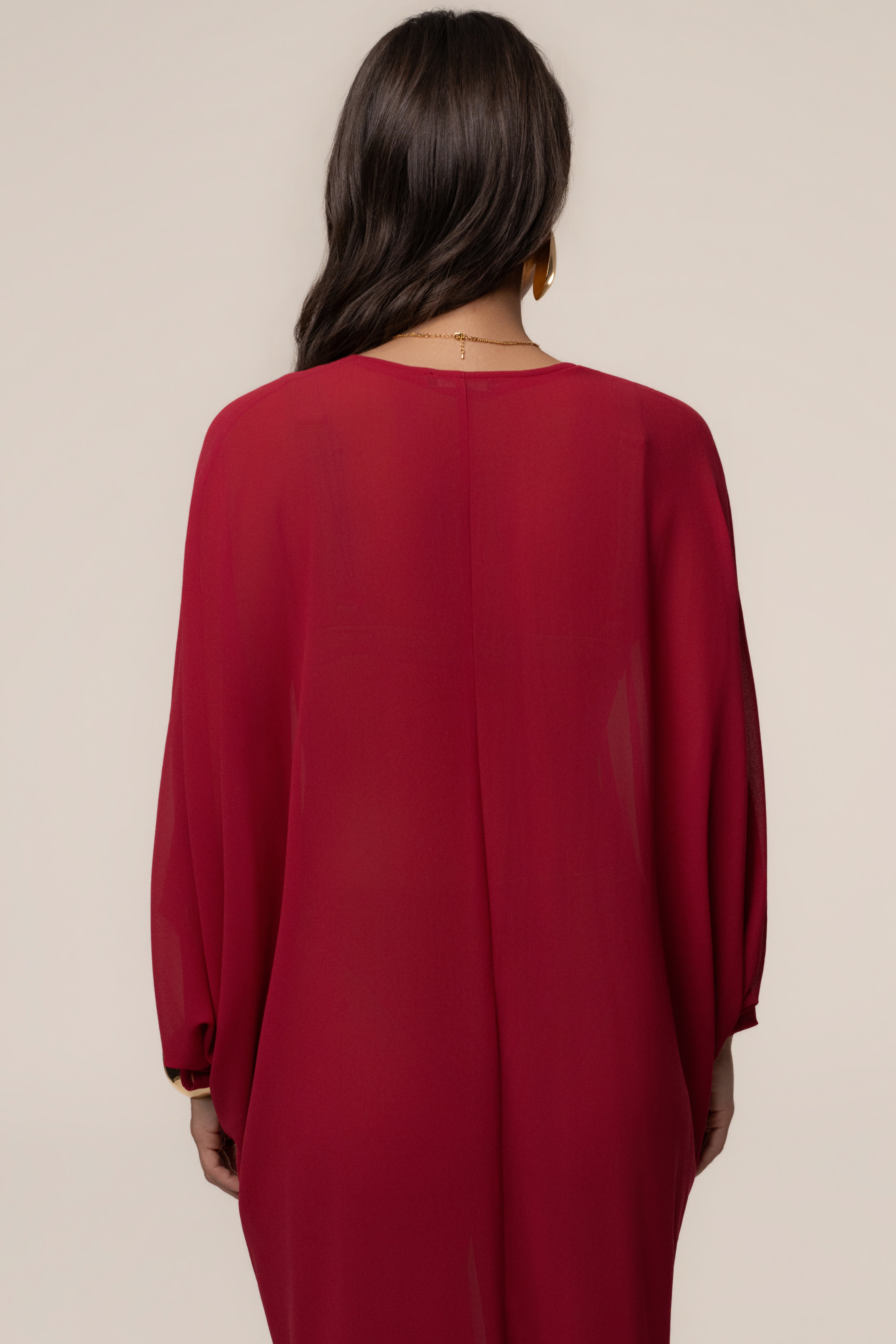 Berry Longer Days Cover Up Dress - JLUXLABEL