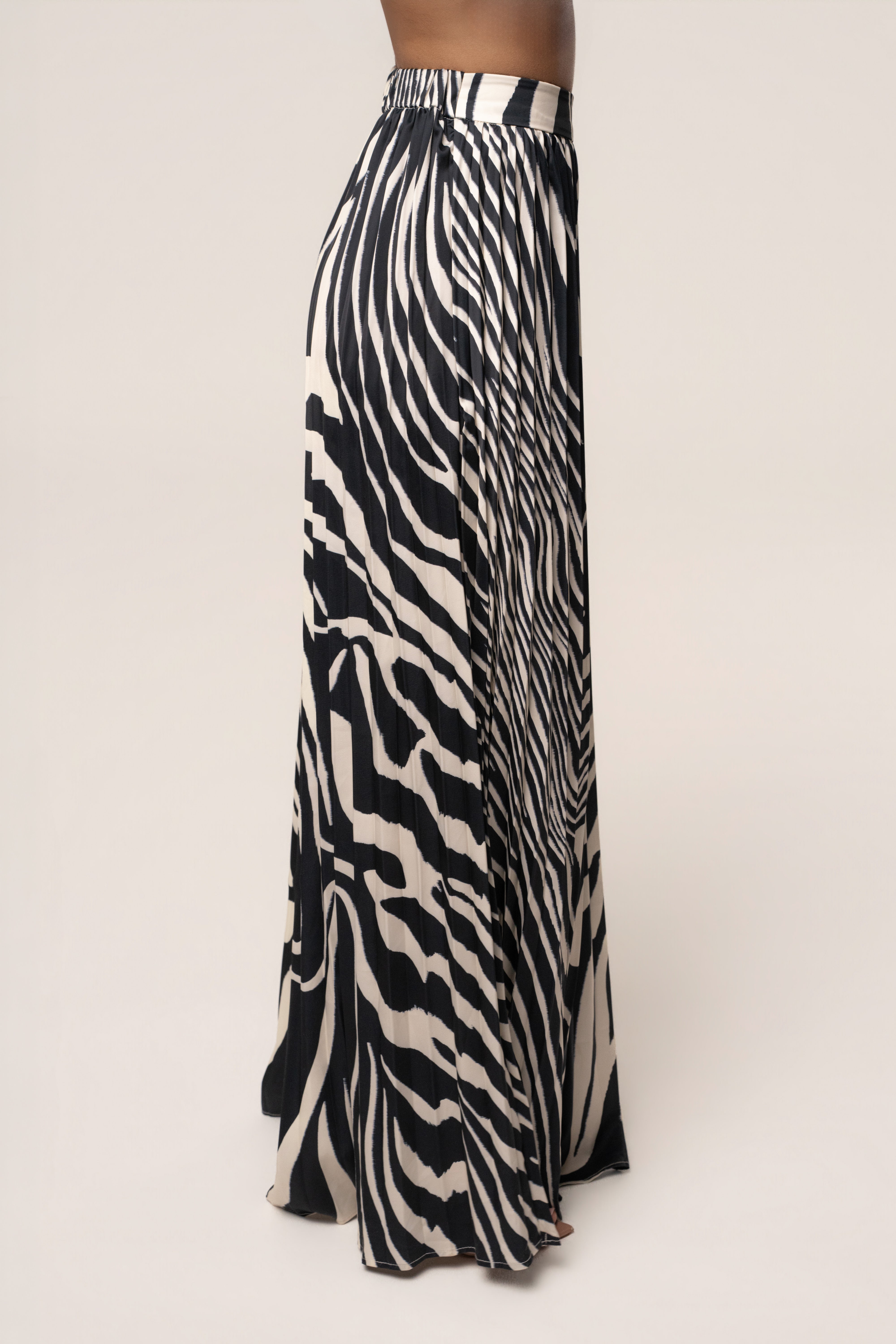 Black Abstract Oasis Flow Pant Set - JLUXLABEL