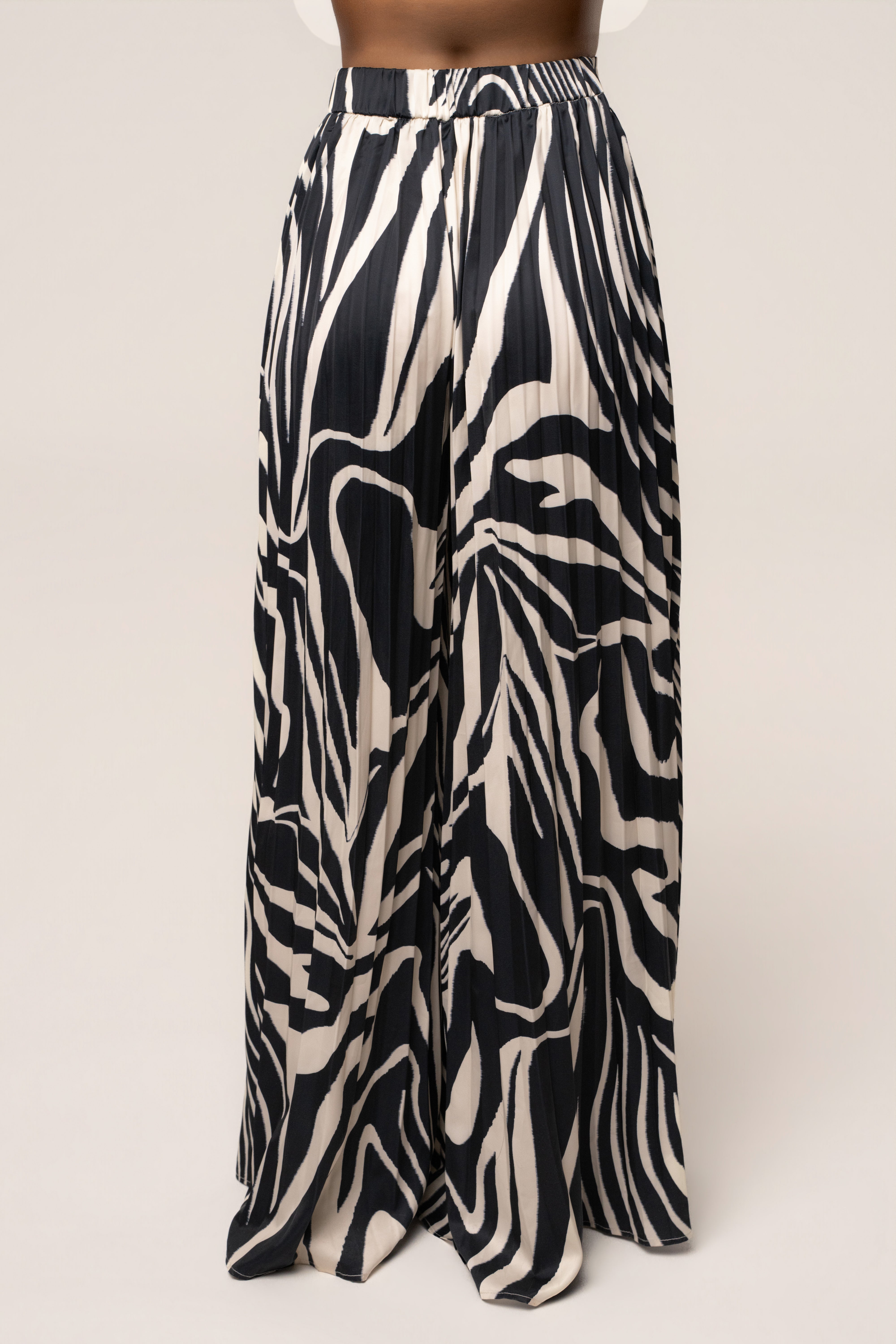 Black Abstract Oasis Flow Pant Set - JLUXLABEL