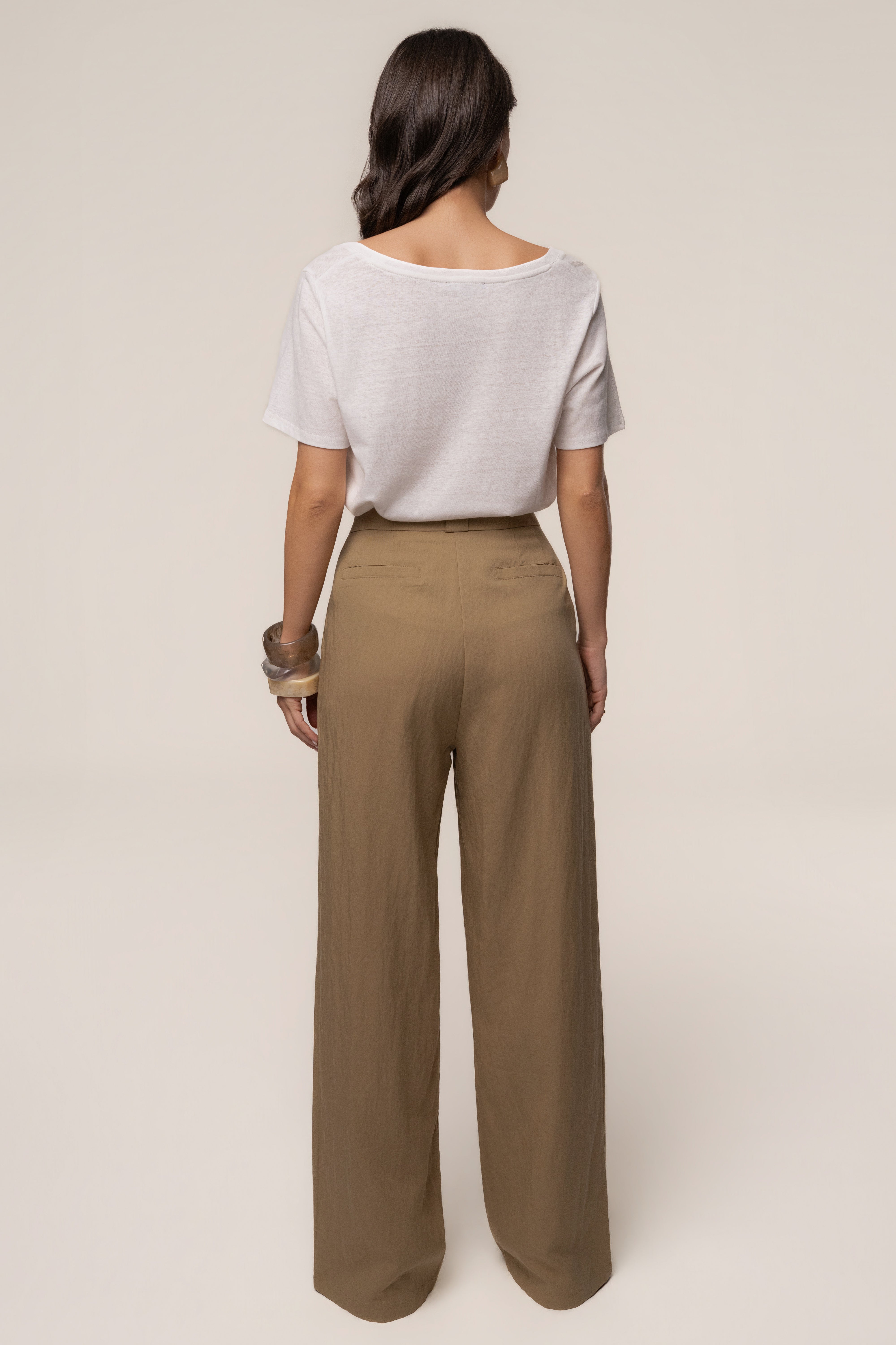 White At Ease Scoop Top - JLUXLABEL