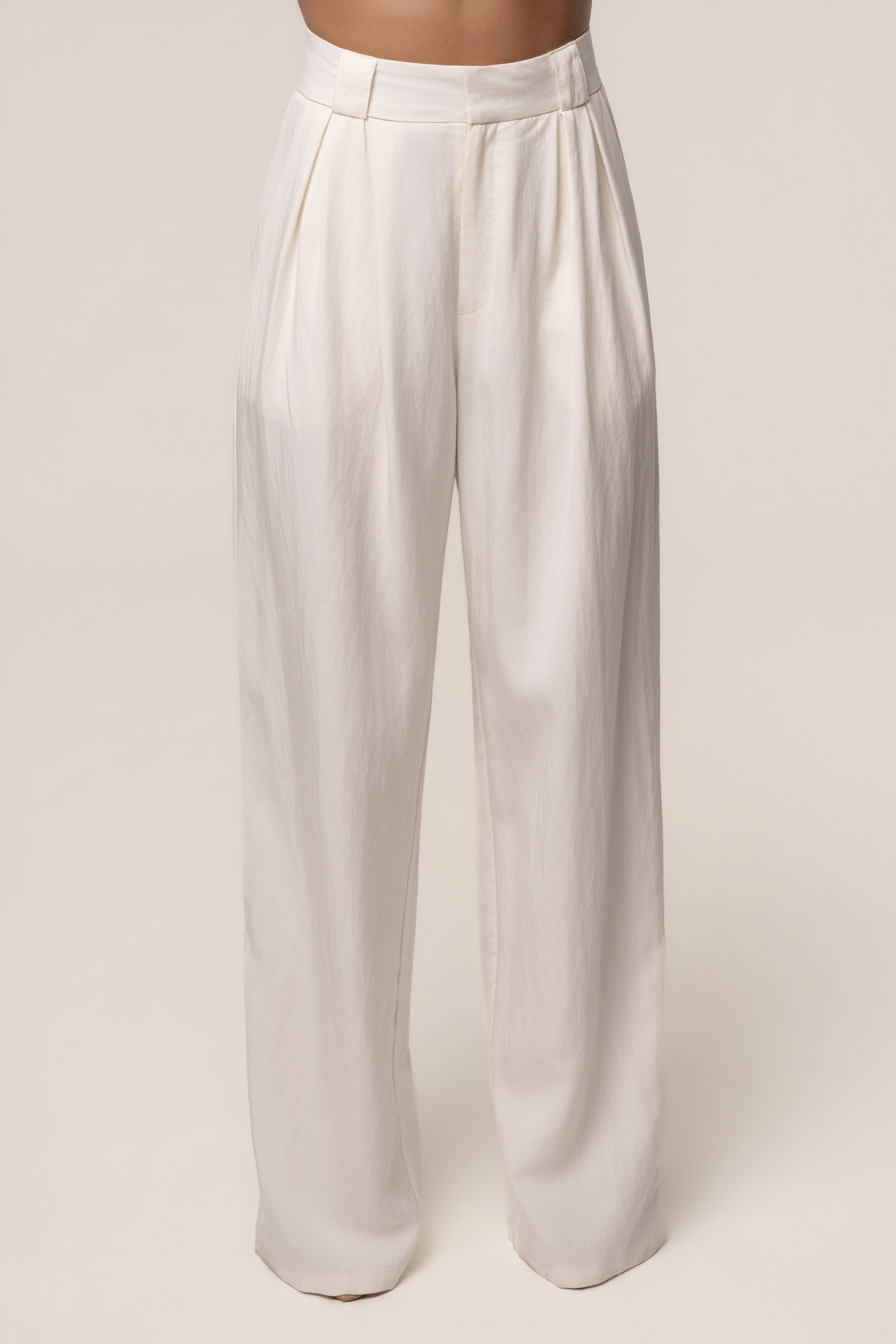 PRE-ORDER Ivory Stay Ready Trouser