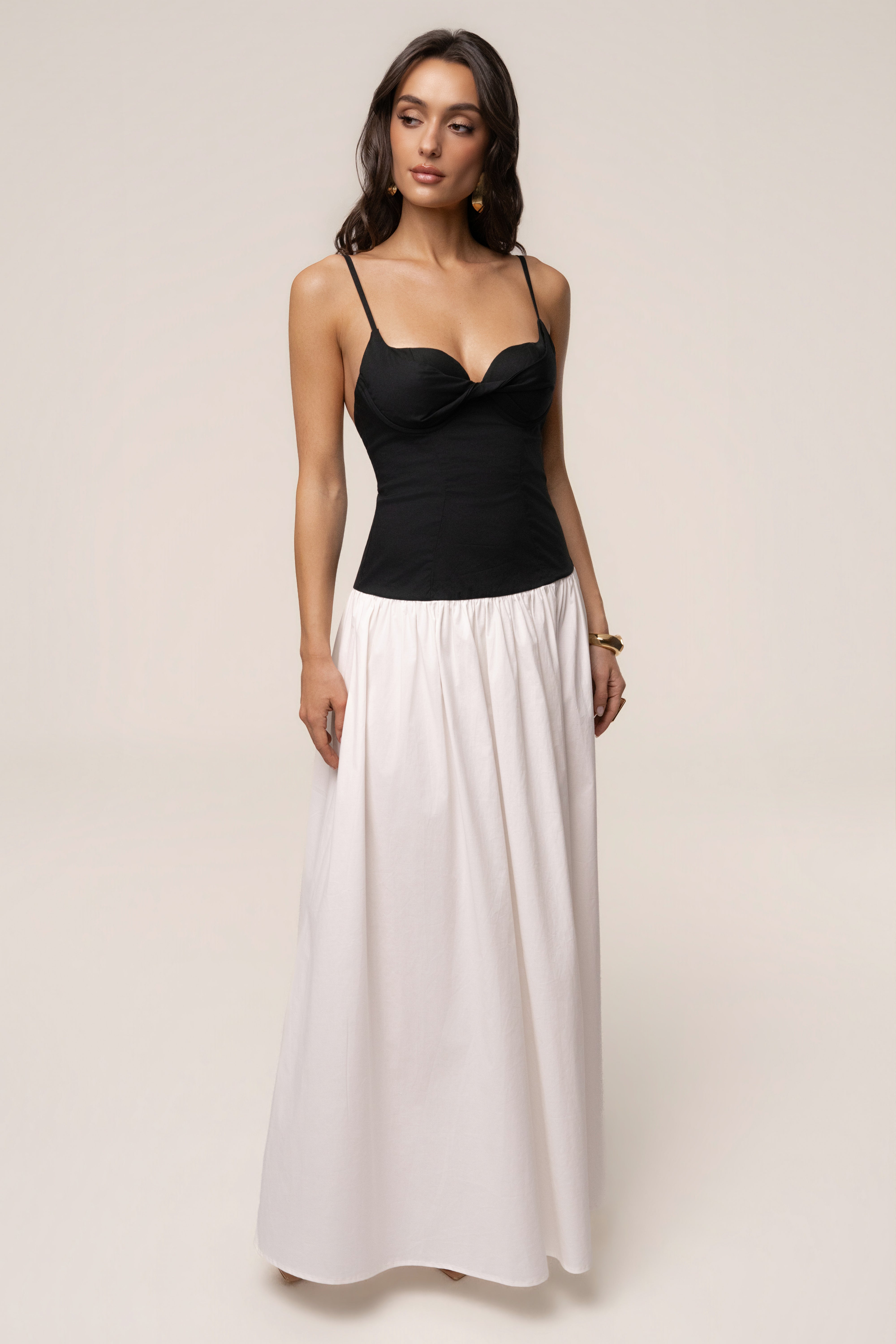Black Forever Flare Maxi Dress - JLUXLABEL