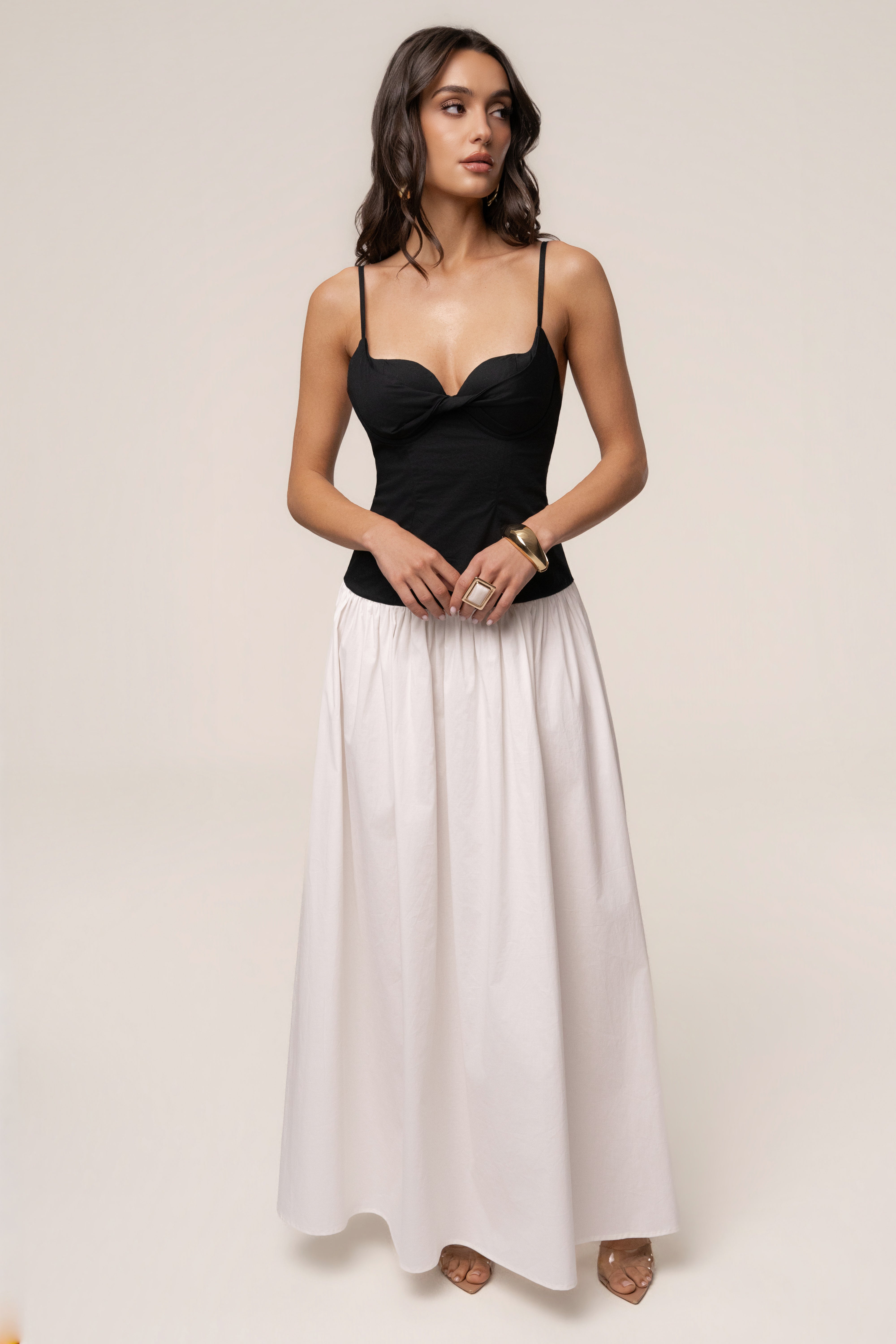 blue cut out long sleeve dress Royal Blue Off Shoulder O-Ring Cut Out Long Sleeves Slit Maxi Dress – Hot  Miami Styles main image 1