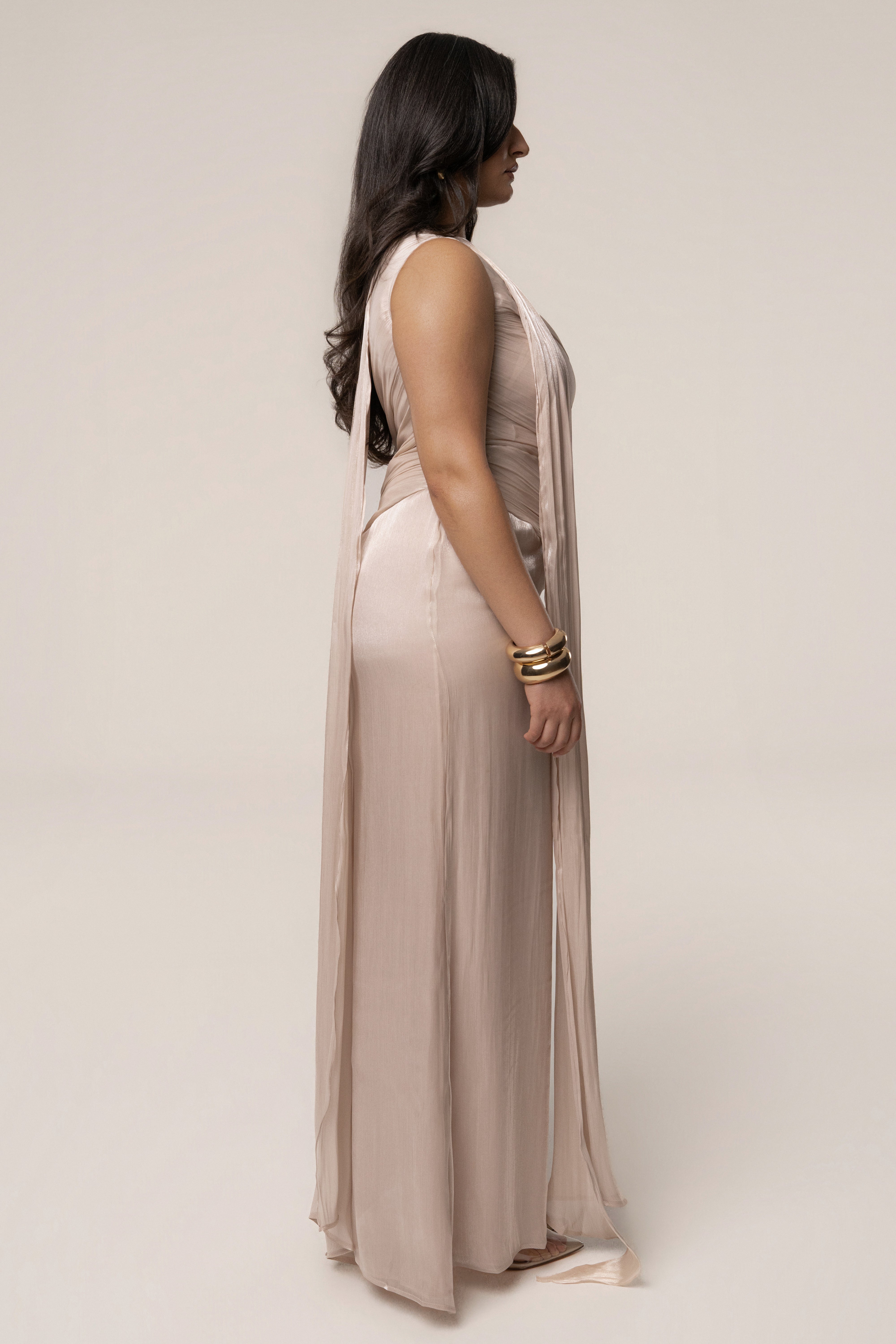 Champagne Eternal Muse Gown - JLUXLABEL