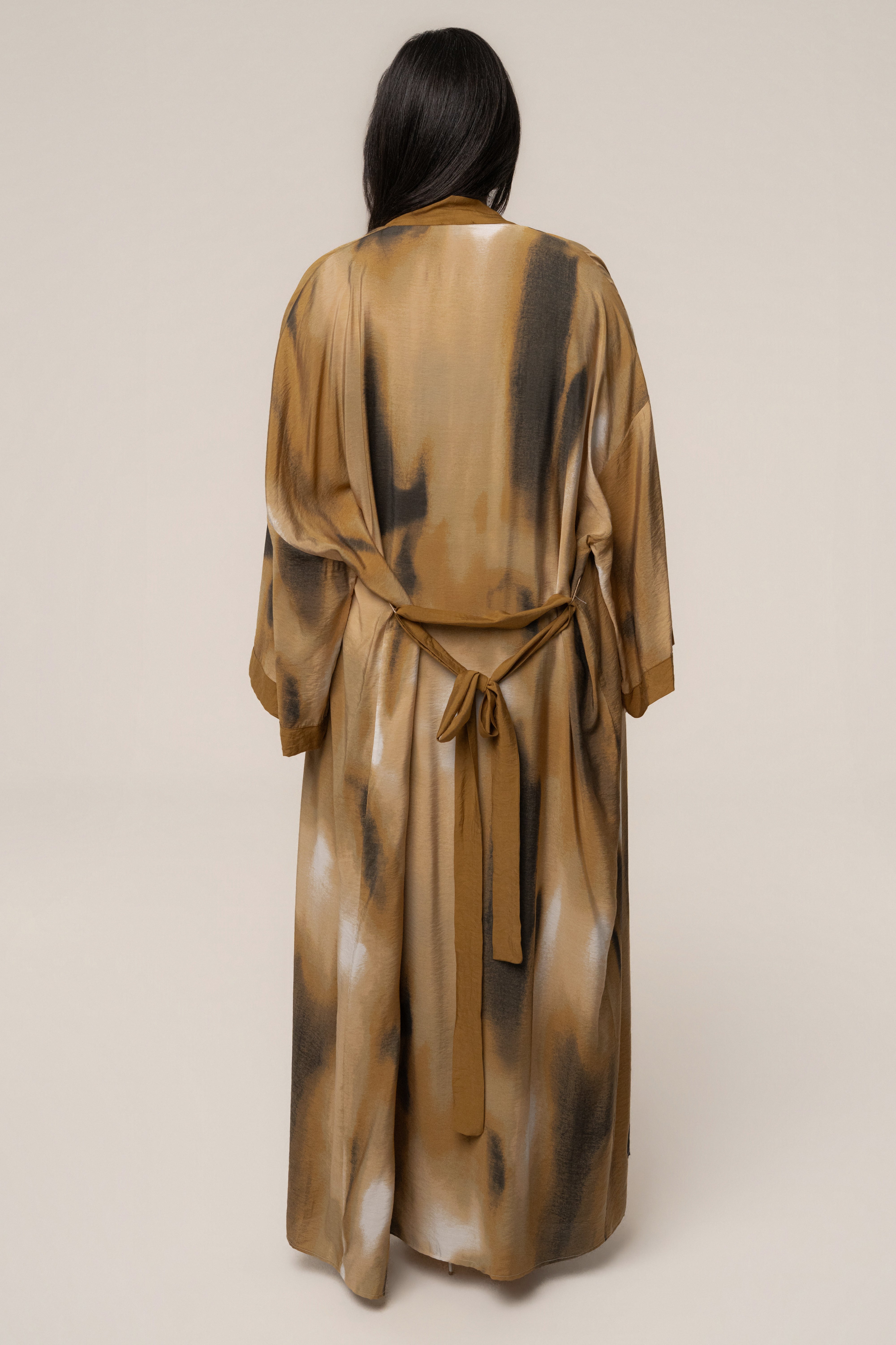 Brown Desert Oasis Duster - JLUXLABEL