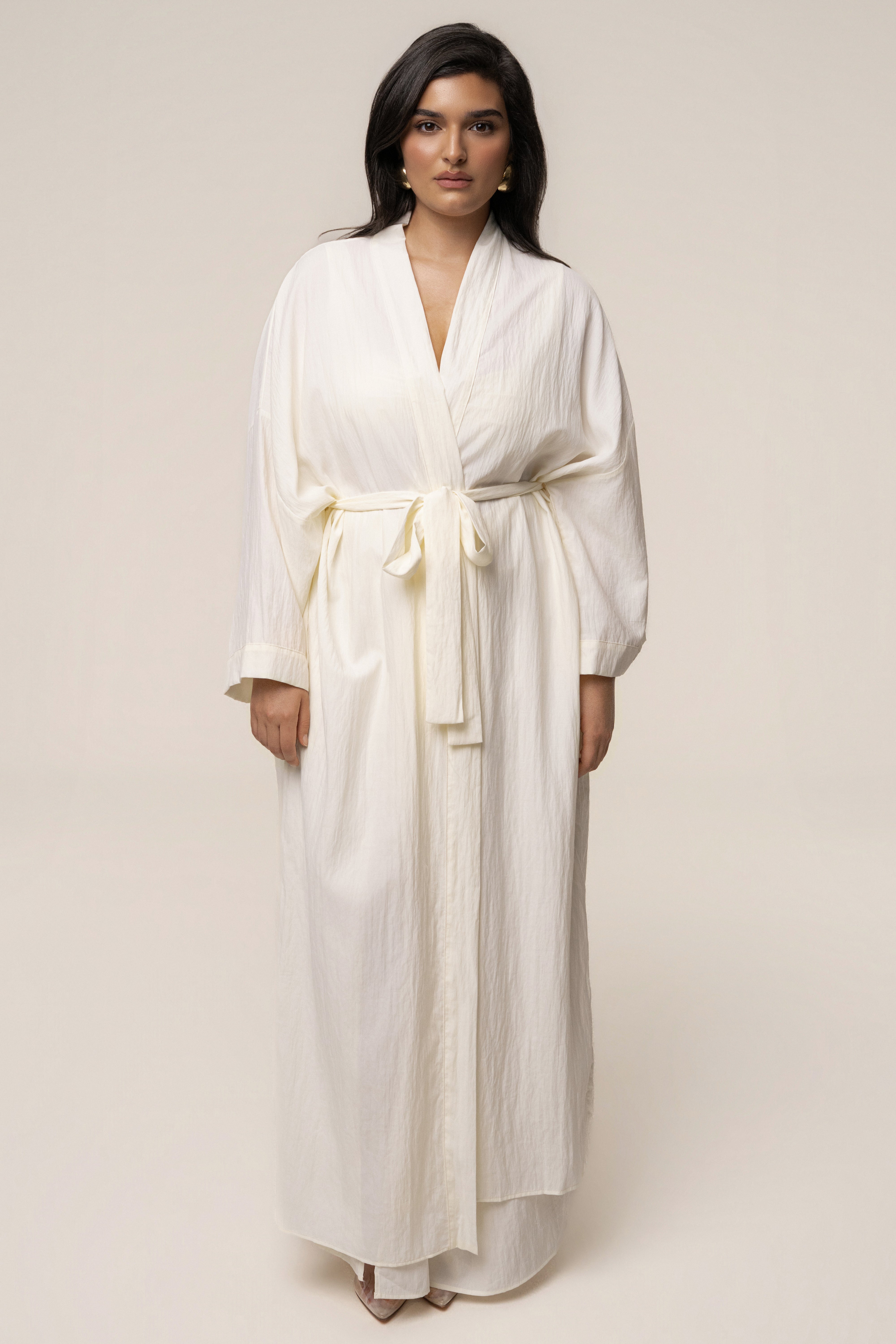 Ivory Desert Oasis Duster - JLUXLABEL