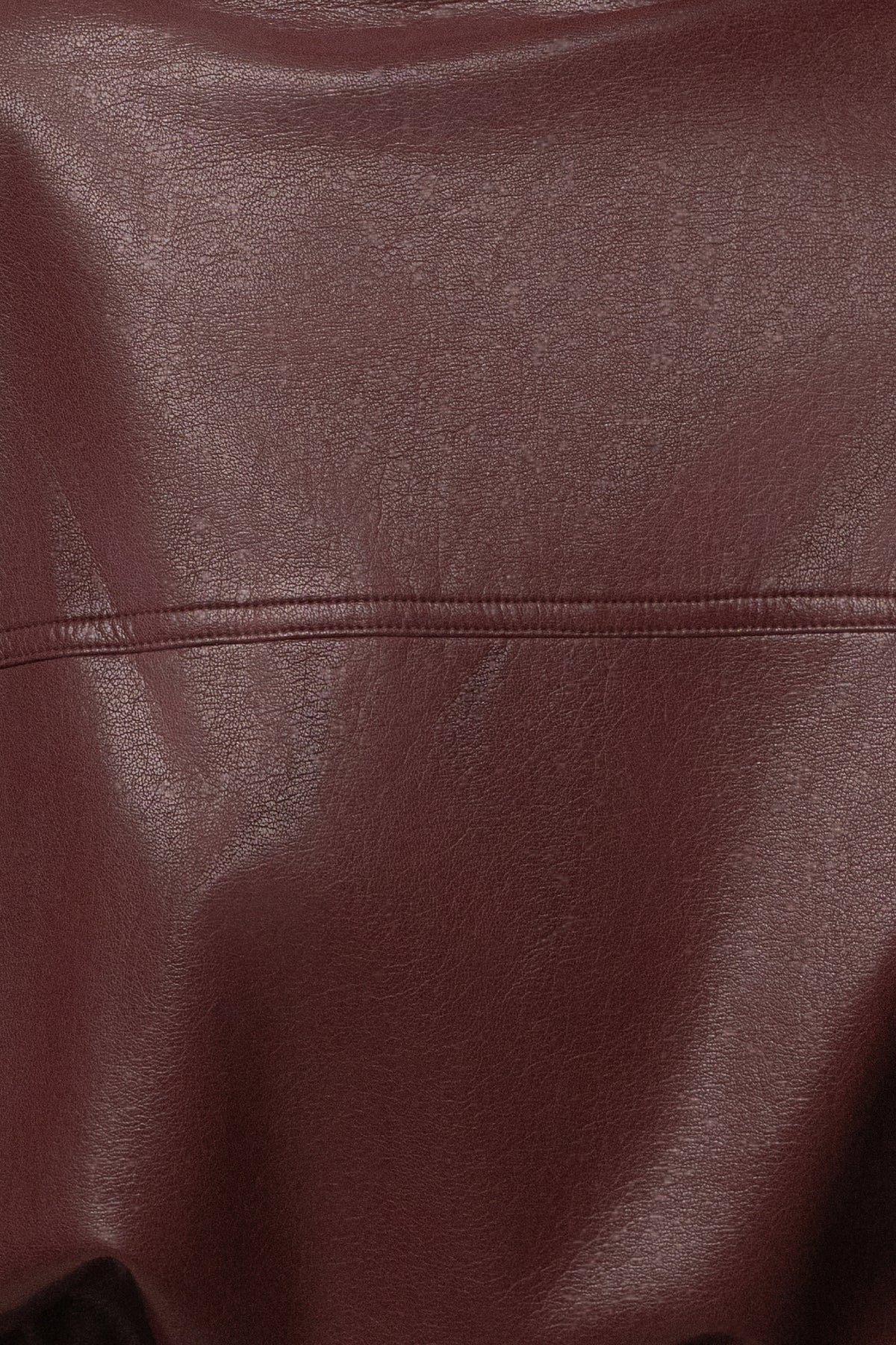 Burgundy Unstoppable PU Leather Bodysuit