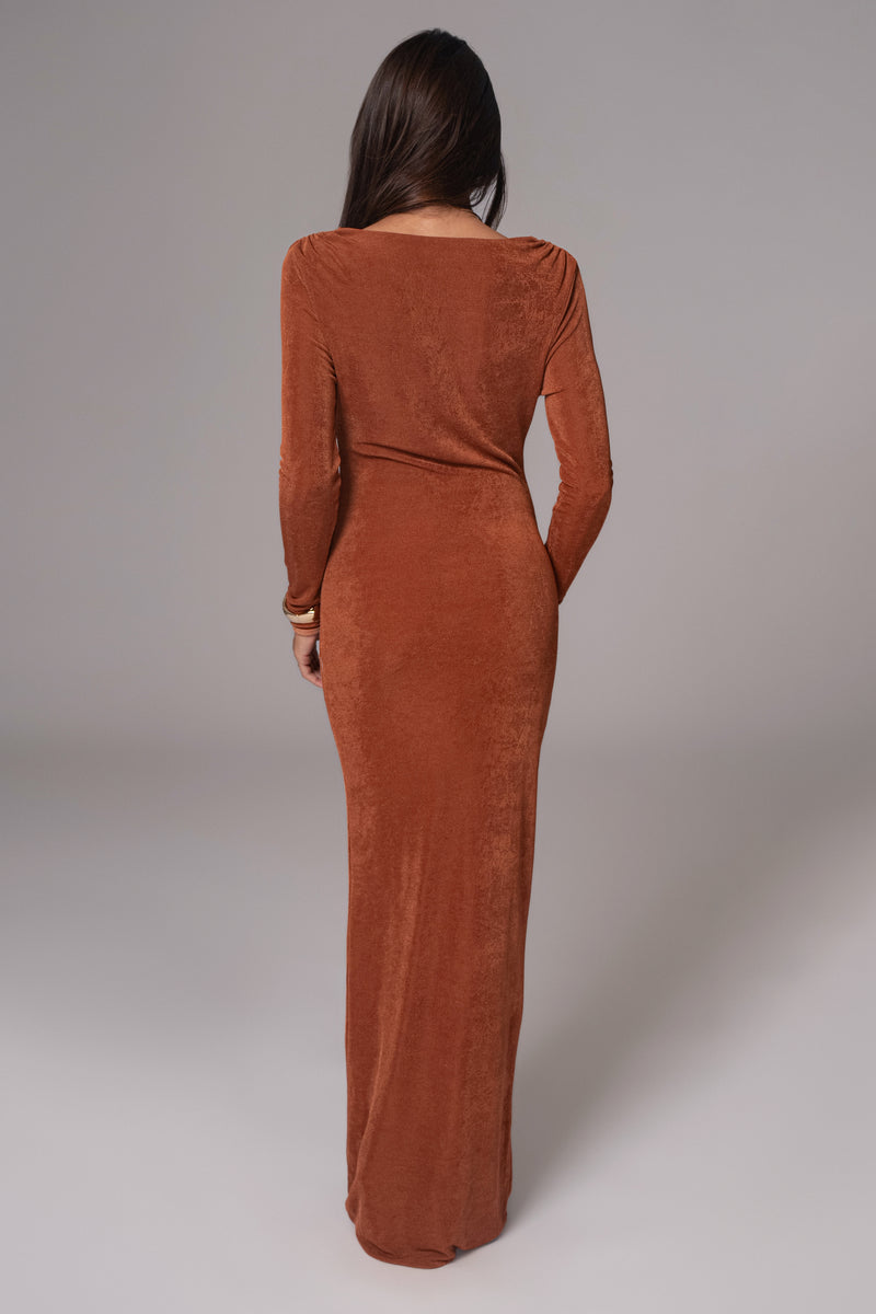 Bronze/Sienna Ashton Reversible Maxi Dress