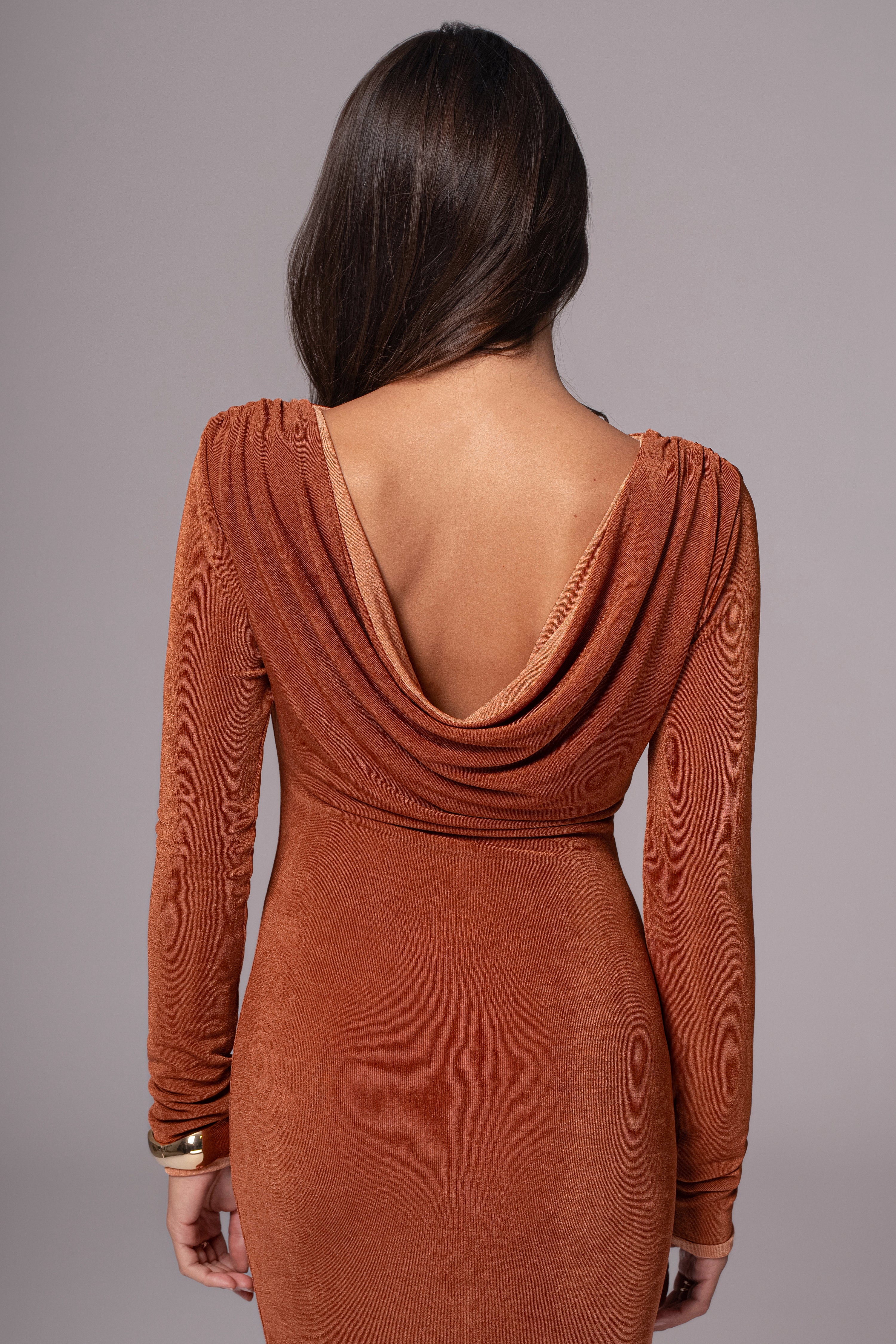 Bronze/Sienna Ashton Reversible Maxi Dress