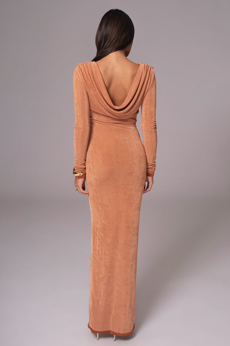 Bronze/Sienna Ashton Reversible Maxi Dress