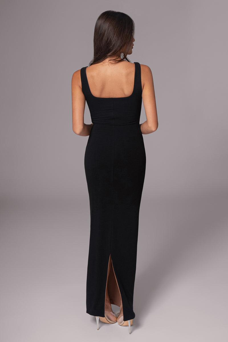 Black/Pecan Keidi Reversible Maxi Dress