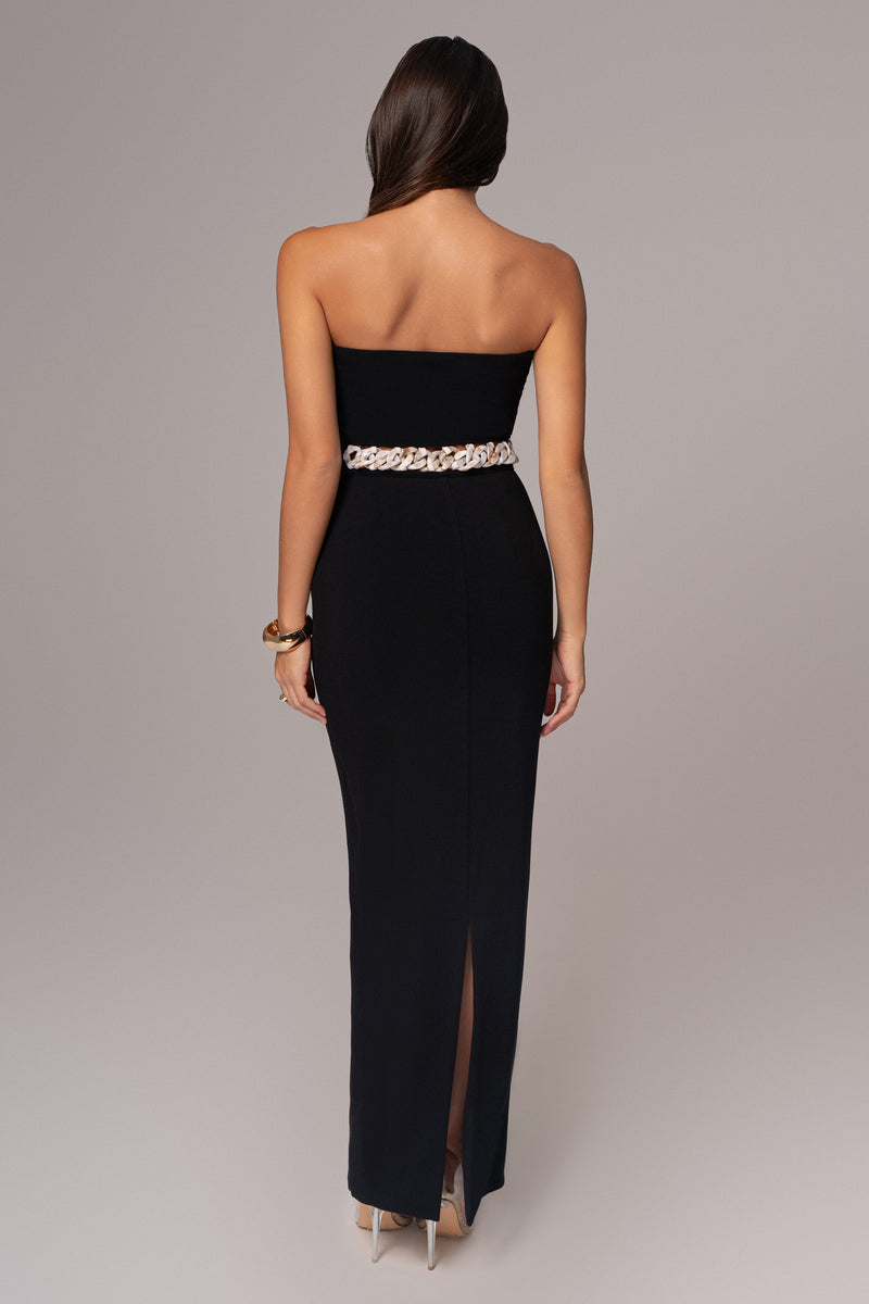 Black Clarisse One Shoulder Dress