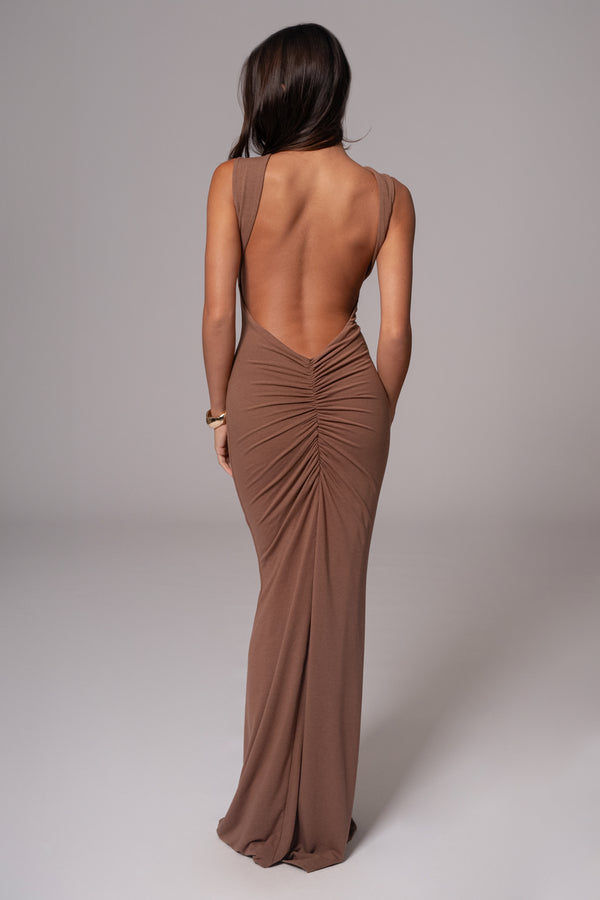 Robe maxi Pecan JLUXBASIX FRONT AND CENTER