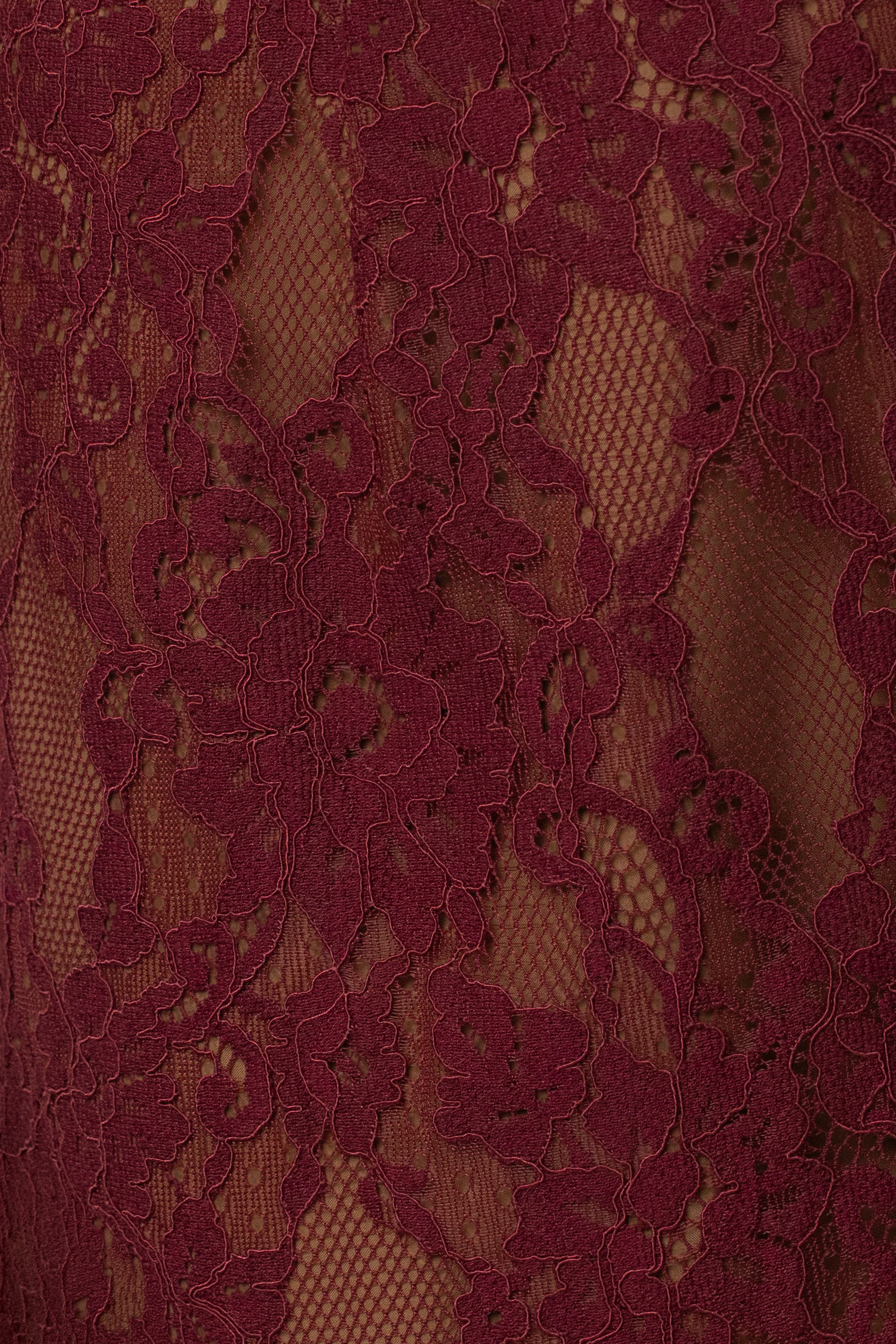 Burgundy Forever Crush Lace Pant
