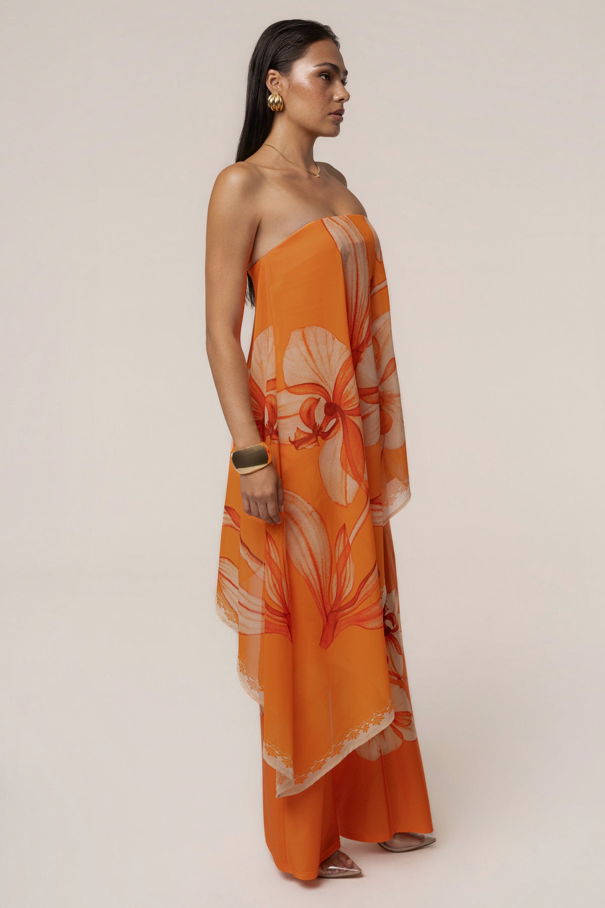 Orange Sunrise Tide Jumpsuit - JLUXLABEL