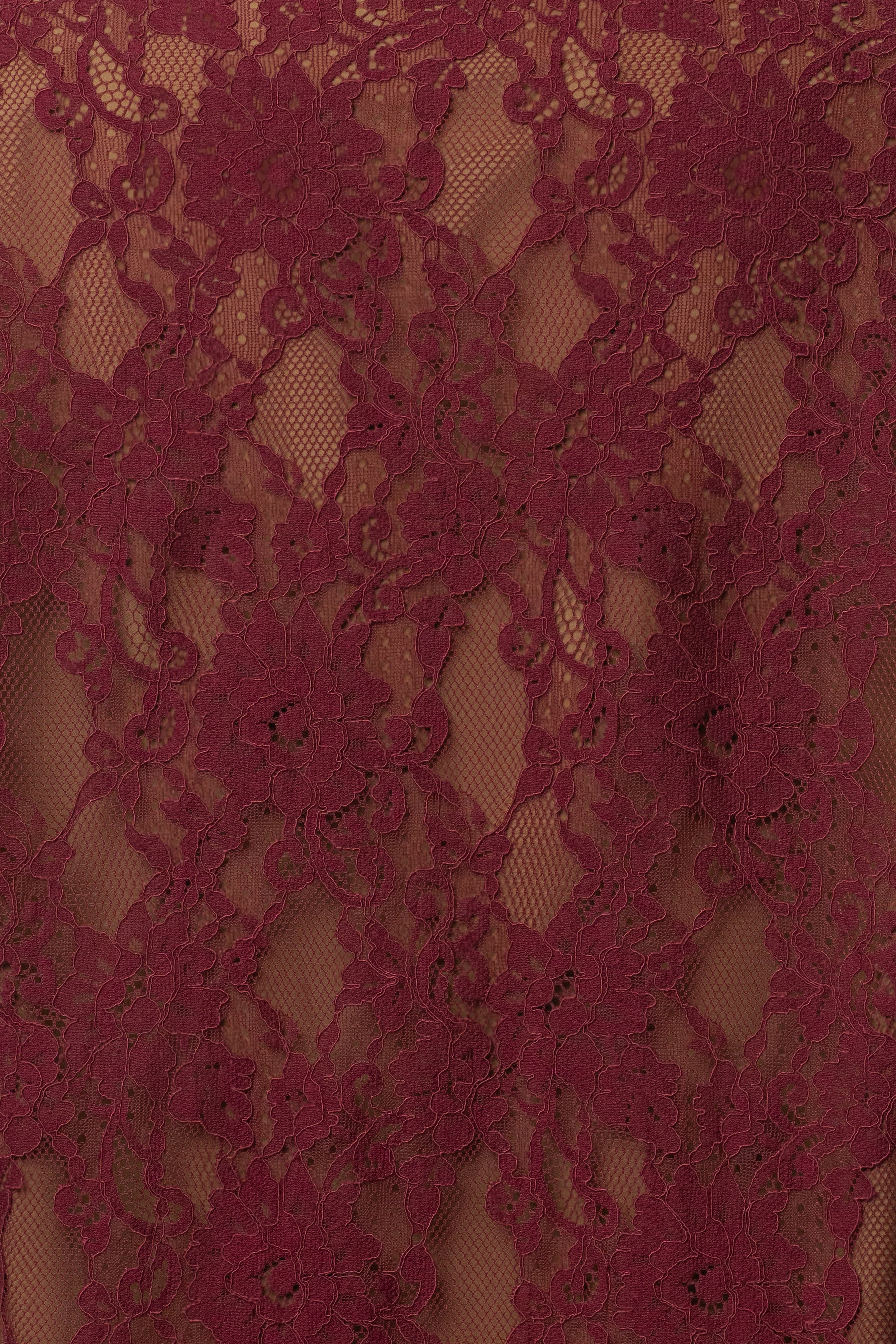 Burgundy Lace And Desire Blazer