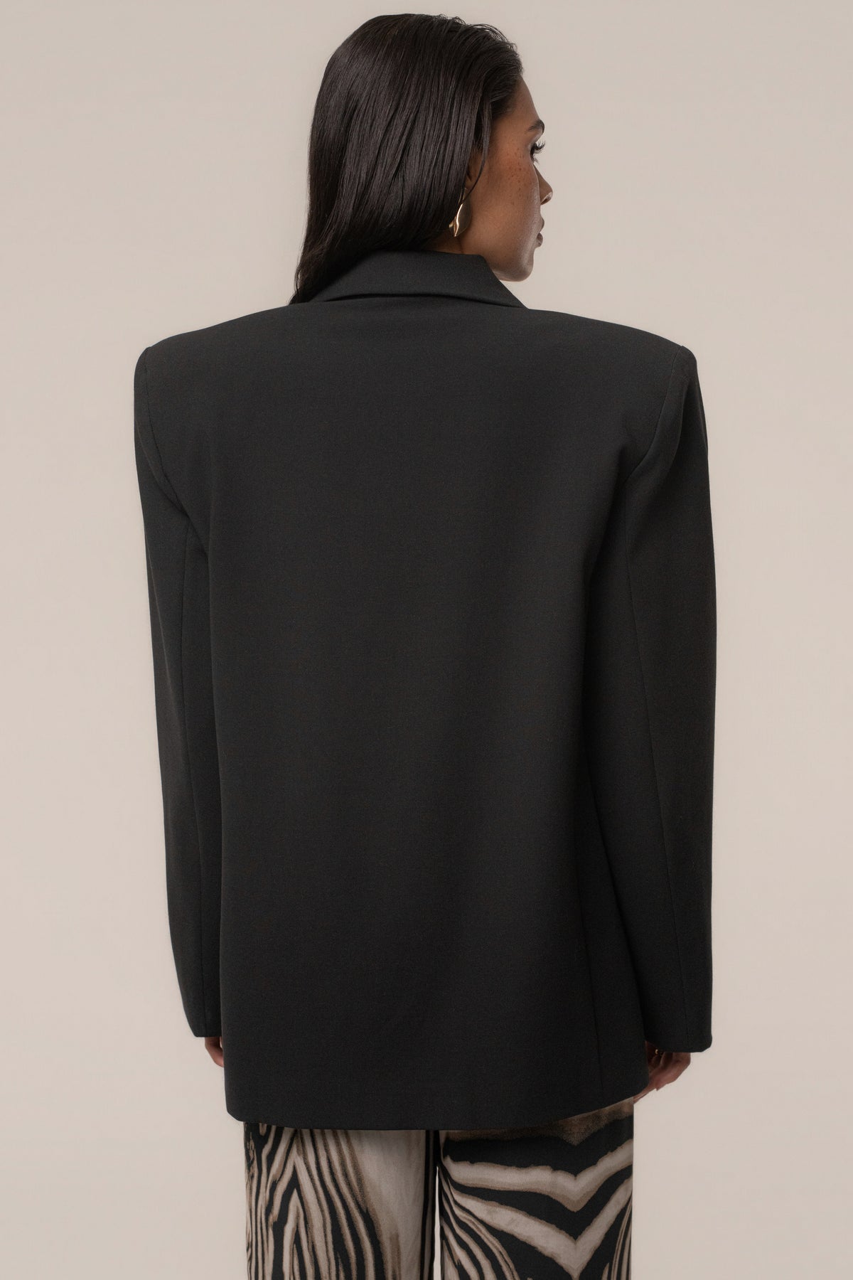 Black Core Standard Double Breasted Blazer