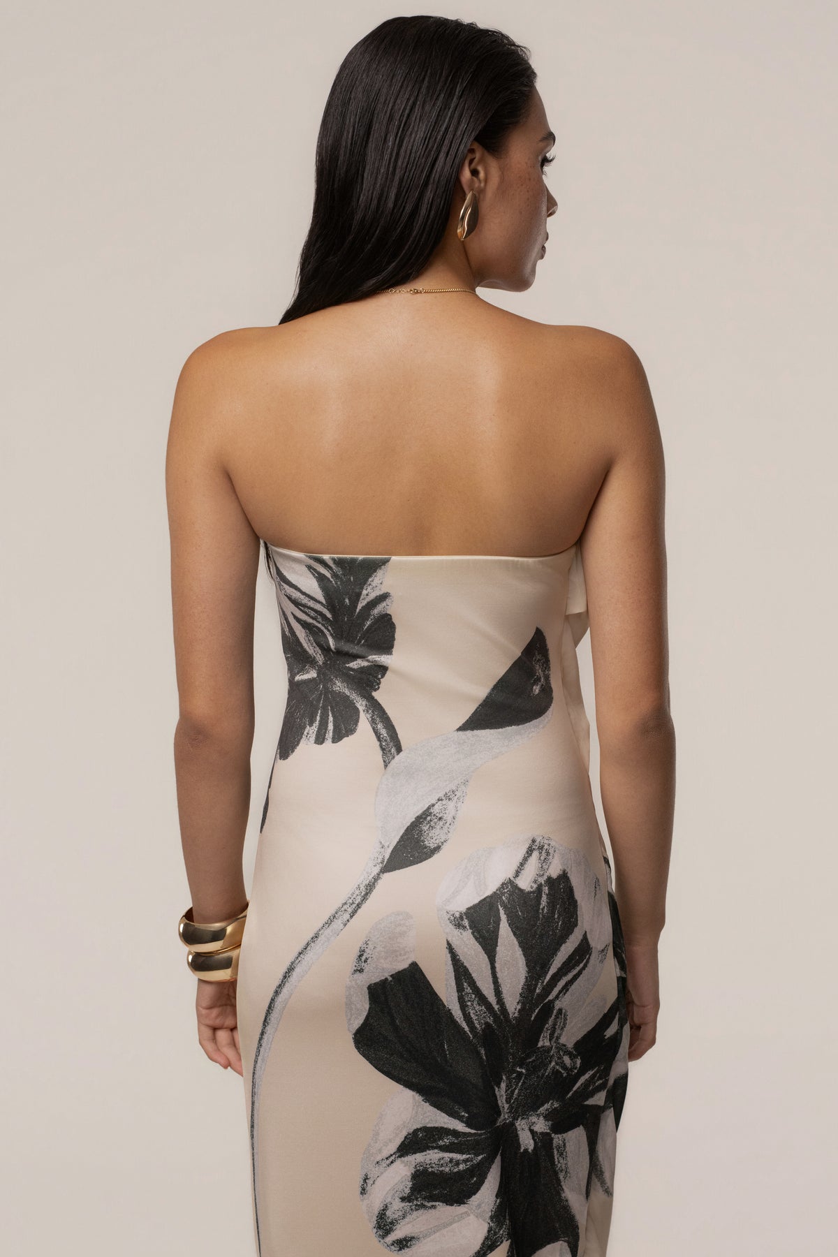 Cream Endless Escape Midi Dress