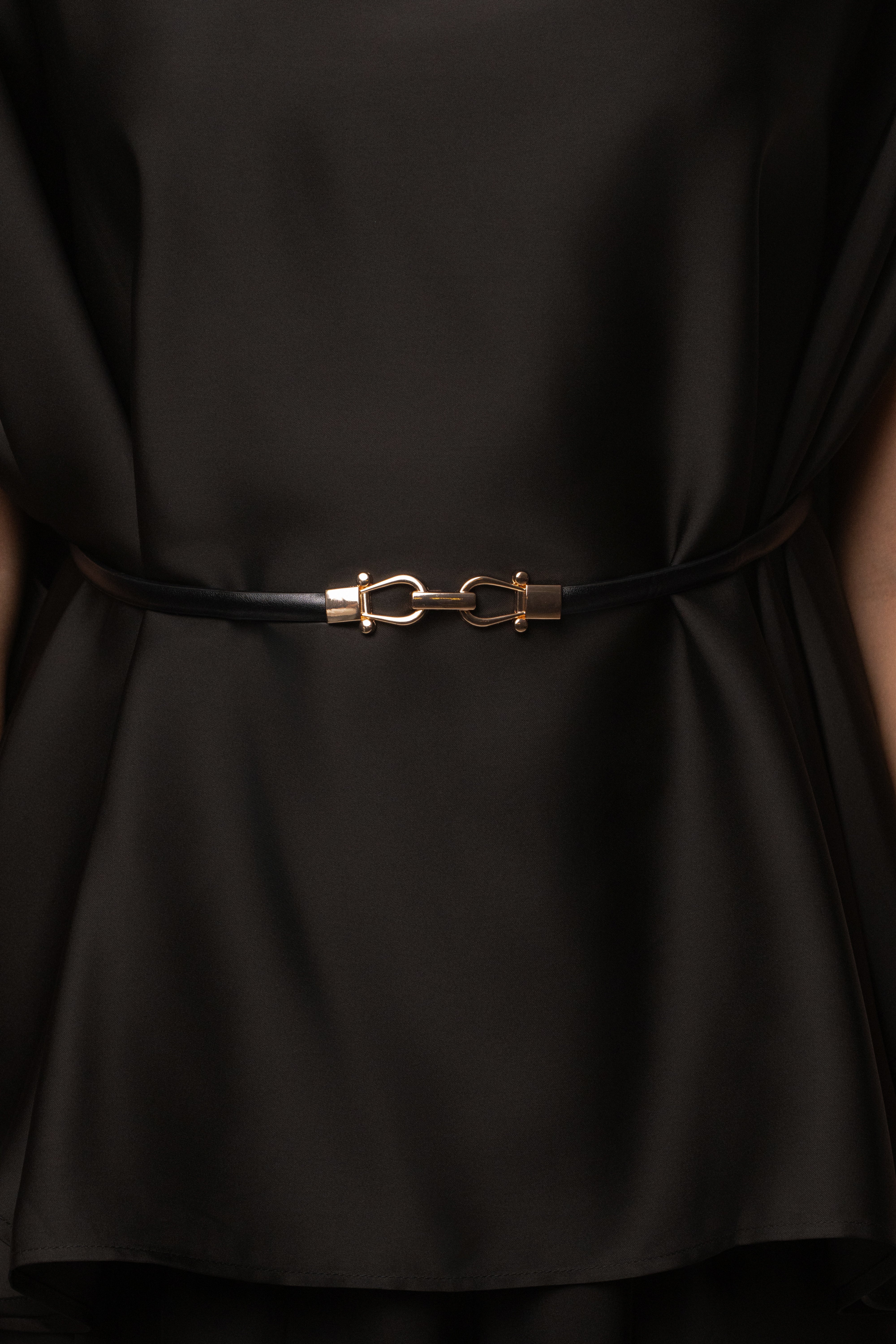 Black Power & Poise Satin Pant Set