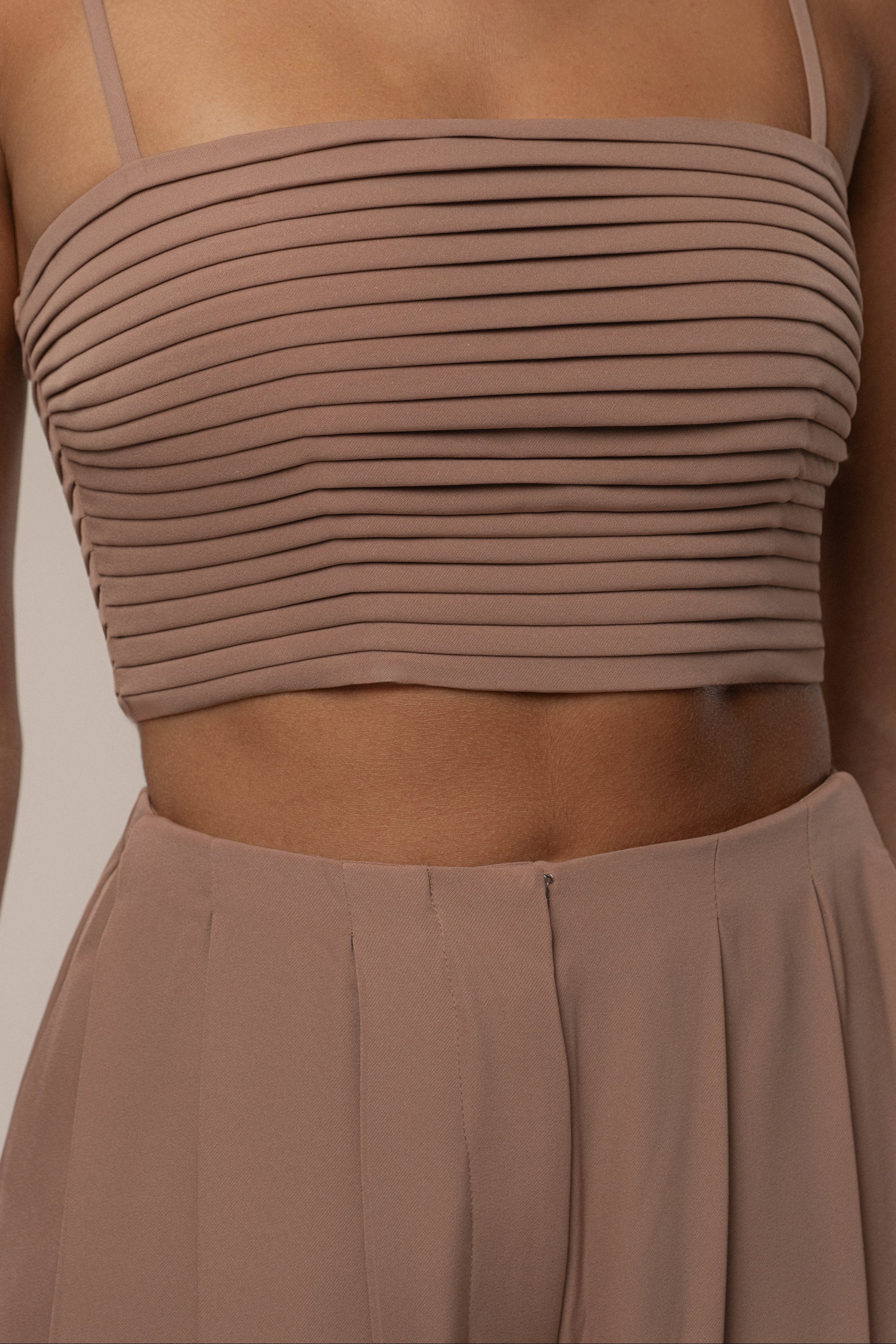 Beige Serenade Pant Set - JLUXLABEL