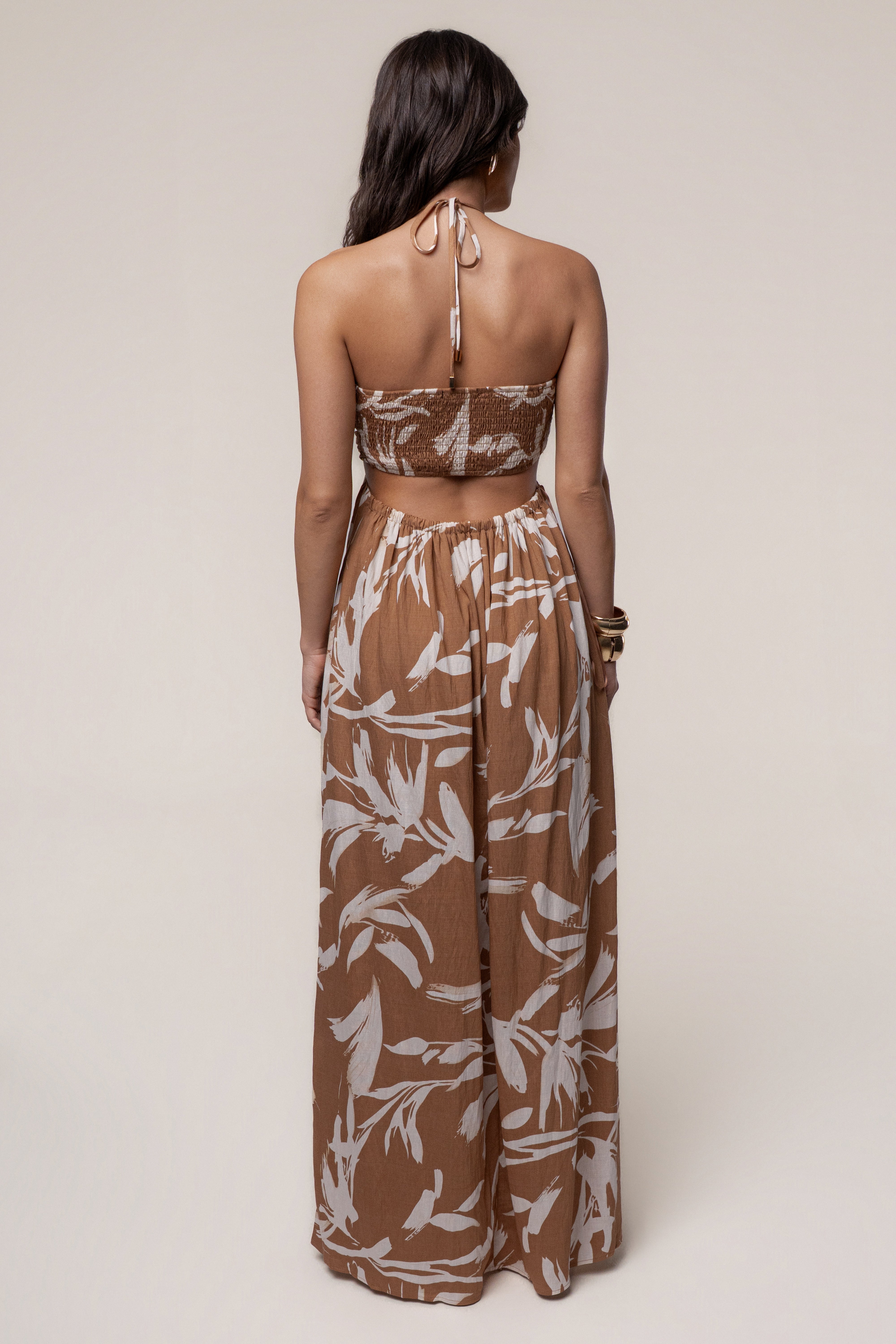 Khaki Paradise Found Maxi Dress