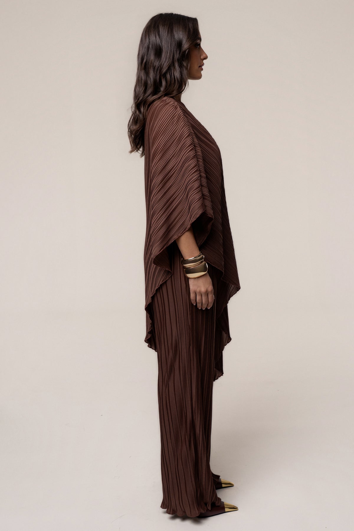 Brown Serene Moment Pant Set