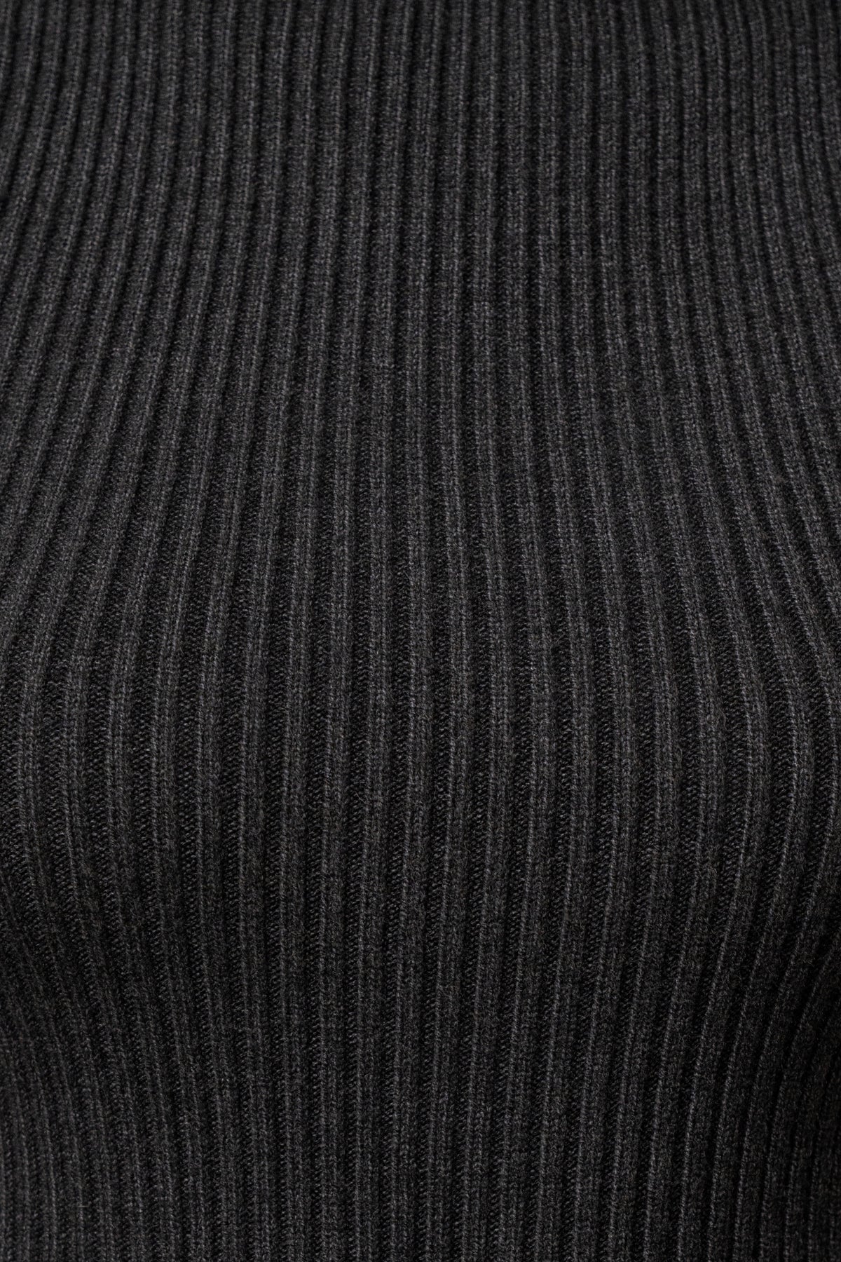 Black Anytime Ribbed Turtleneck
