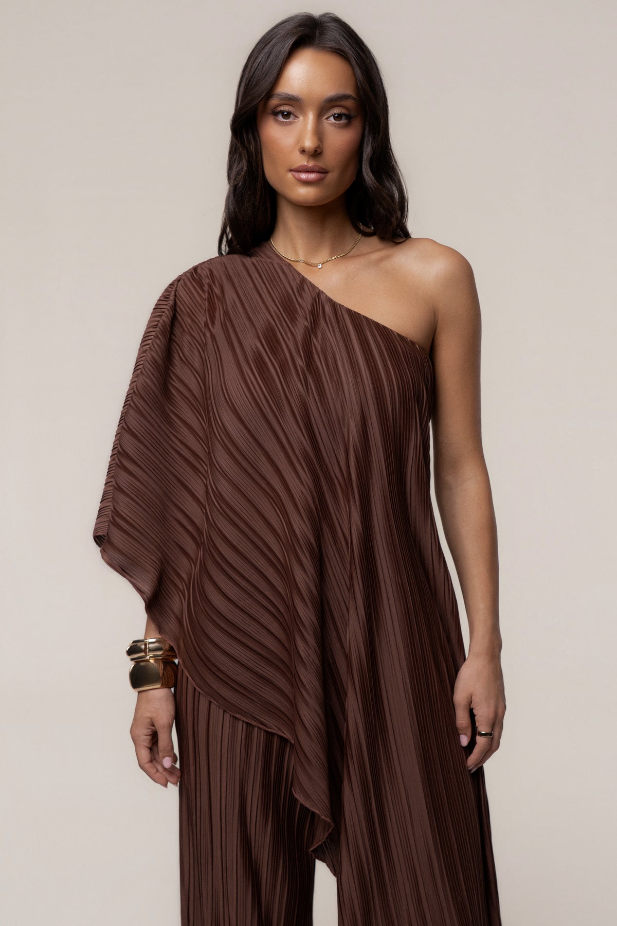 Brown Serene Moment Pant Set