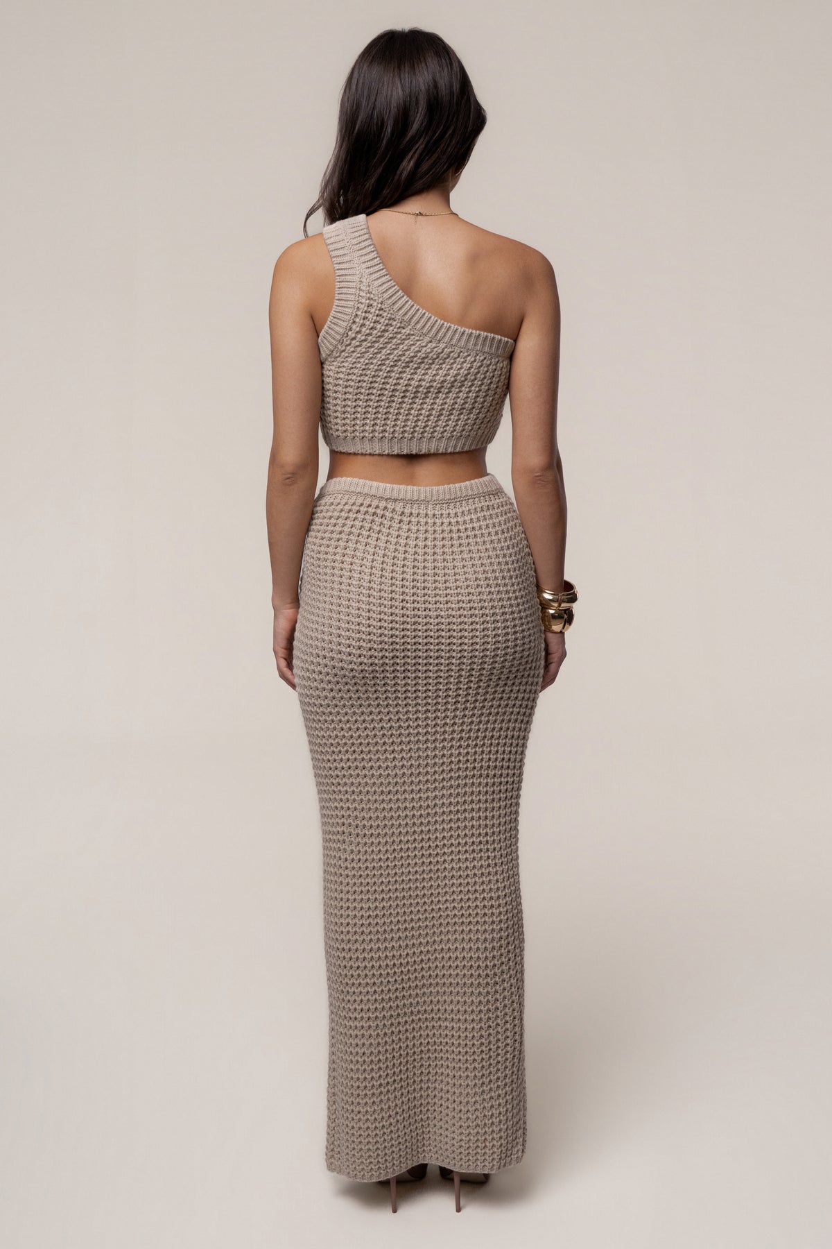 Stone Capri Moon Knit Skirt Set
