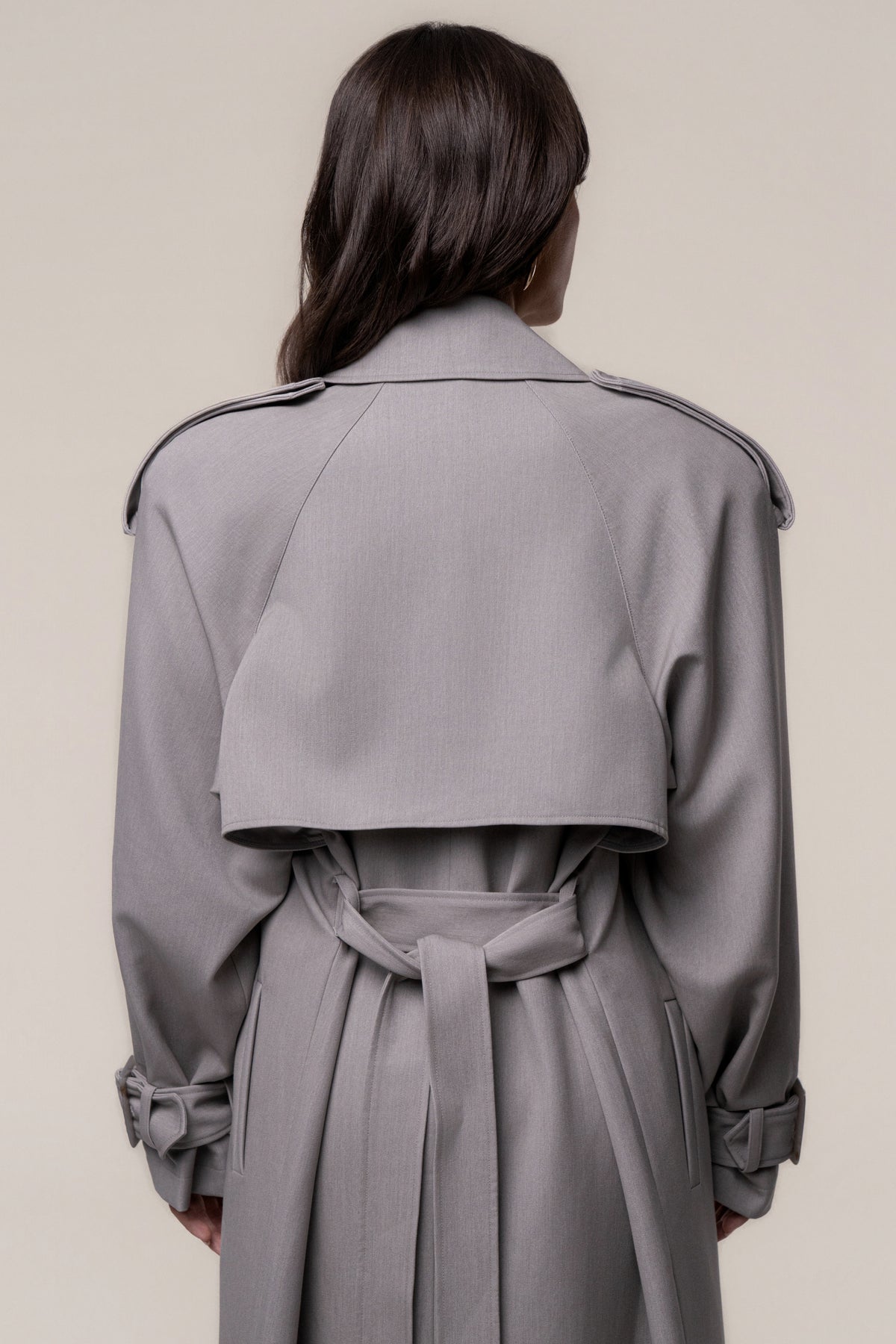 Grey The Icon Trench Coat