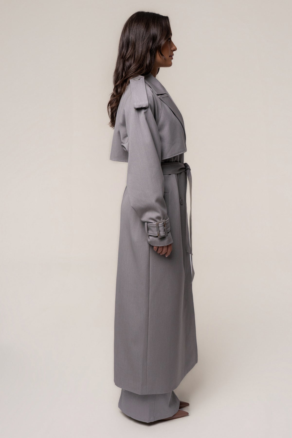 Grey The Icon Trench Coat