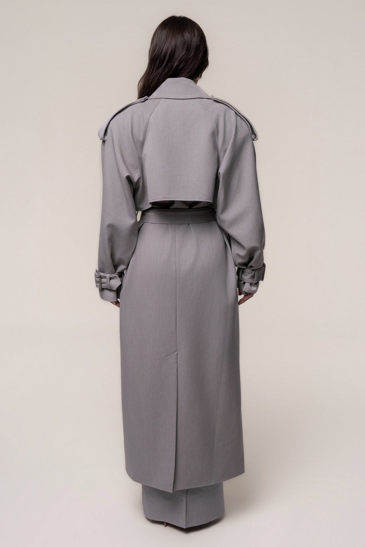 Grey The Icon Trench Coat