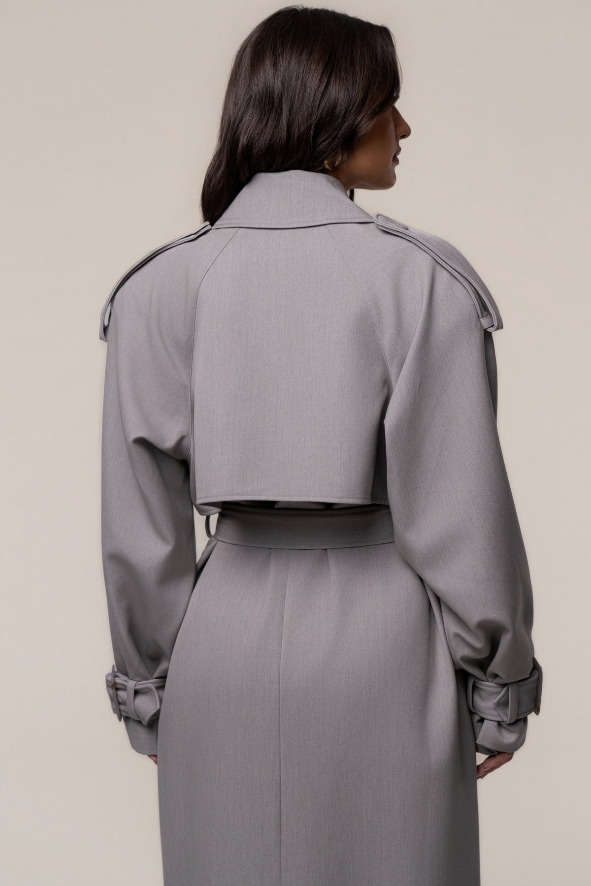 Grey The Icon Trench Coat