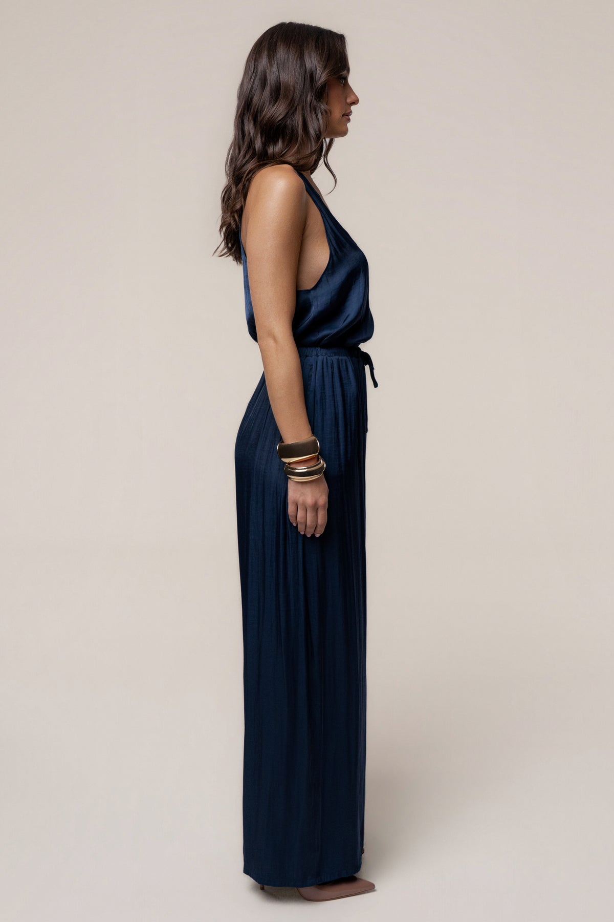 Blue Open Coast Wide Leg Pants