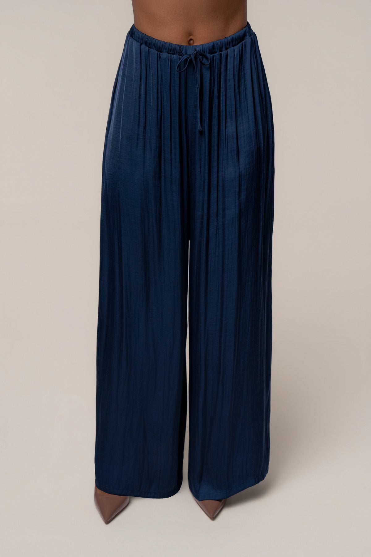 Blue Open Coast Wide Leg Pants