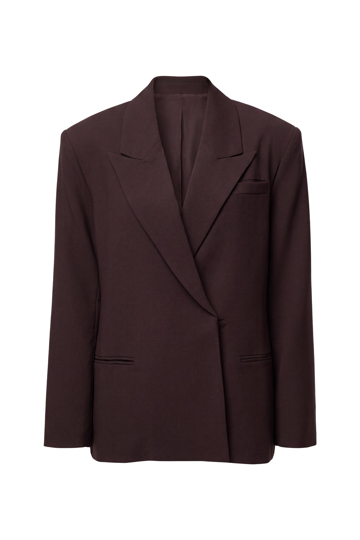 Chocolate Core Standard Double Breasted Blazer